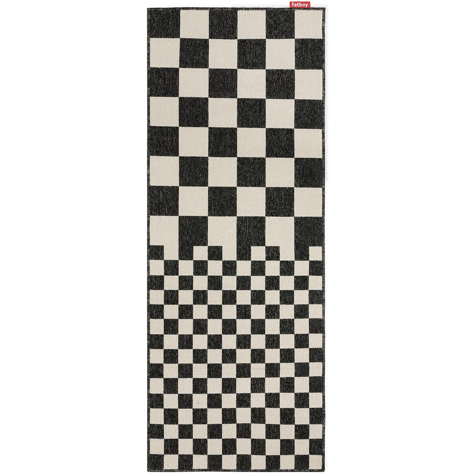 Fatboy Carpretty Catwalk Square Affair -matto 80x200 cm Antrasiitti/kerma