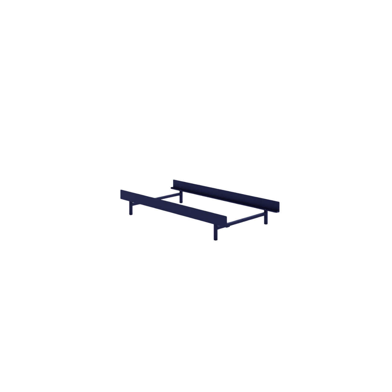 Moebe-sänky, sängynrunko, 90 cm, koboltinsininen