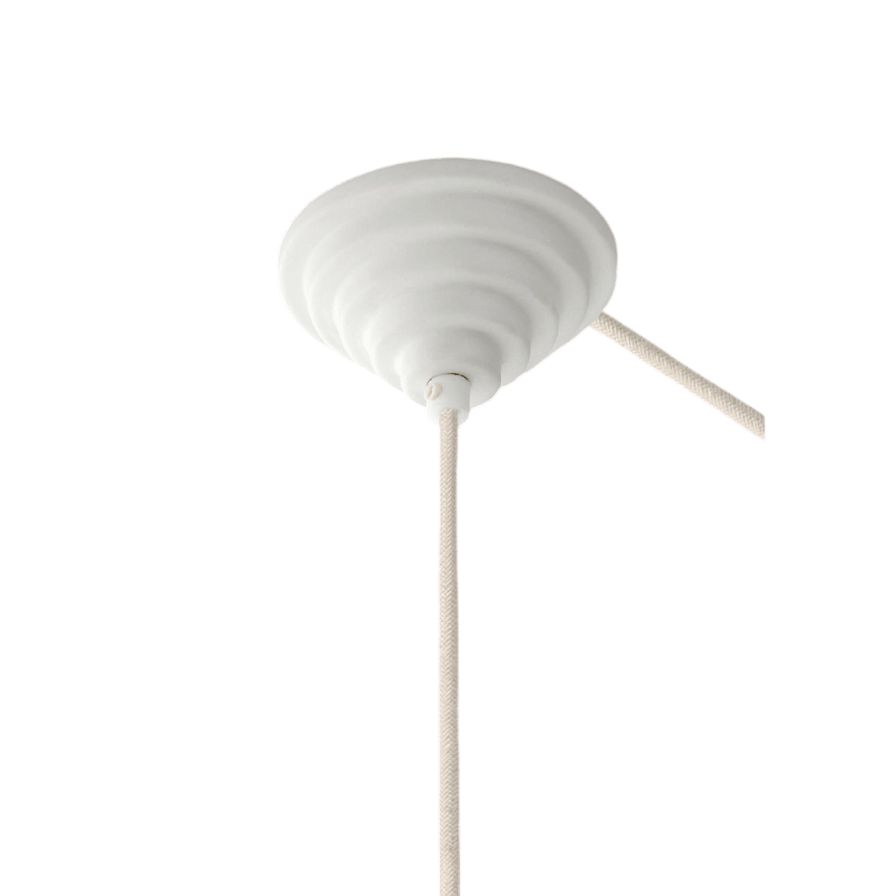 Moebe - Rosetón de cerámica para escaleras, Blanco