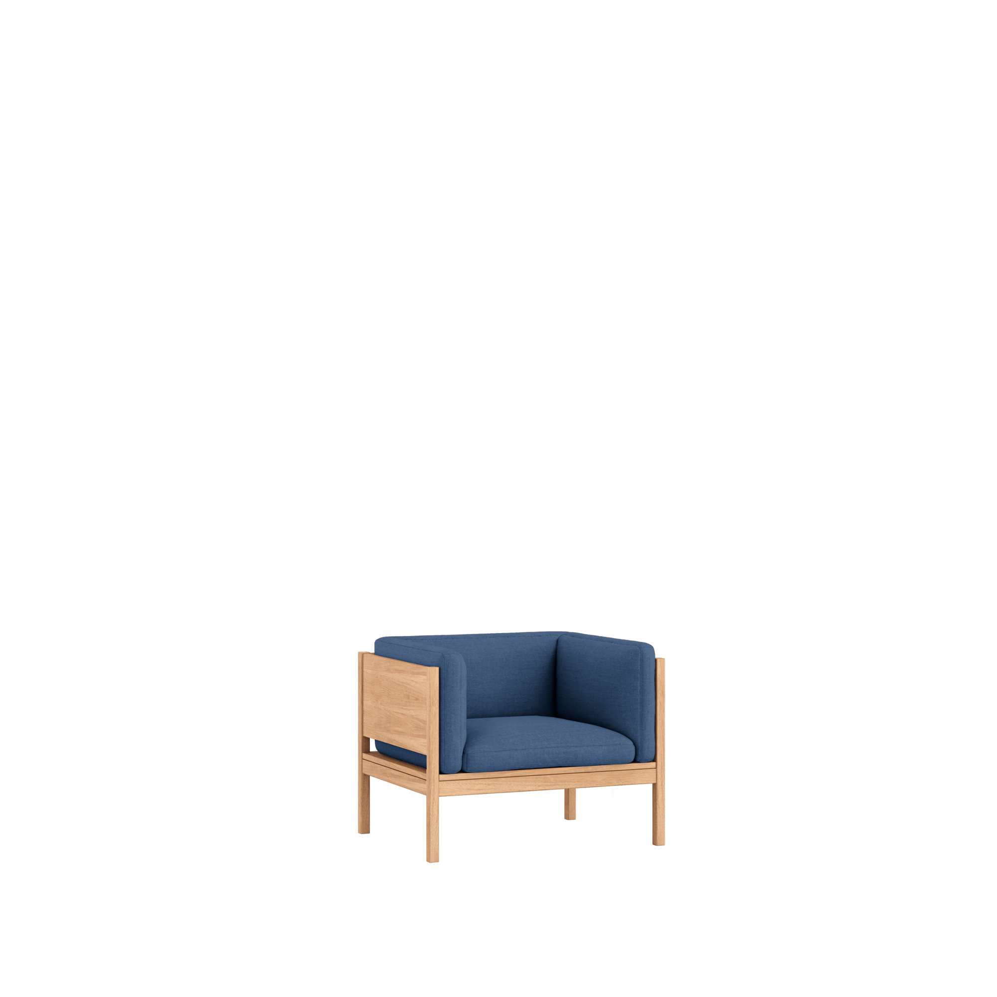 Moebe-modulaarinen nojatuoli tammi/Re-Wool 767