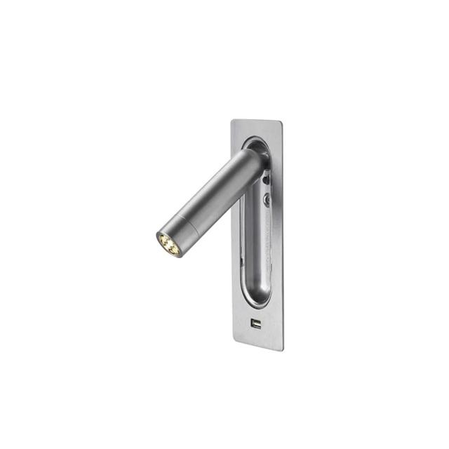 Marset Ledtube V&auml;gglampa Med USB Aluminium