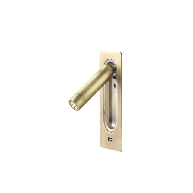 Marset Ledtube V&auml;gglampa Med USB Brons