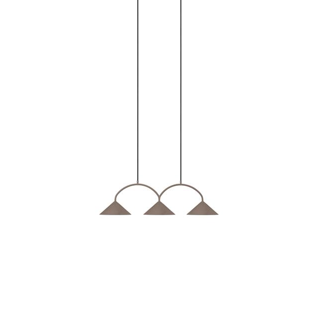 Globen Lighting Curve 3 Taklampa Mocha