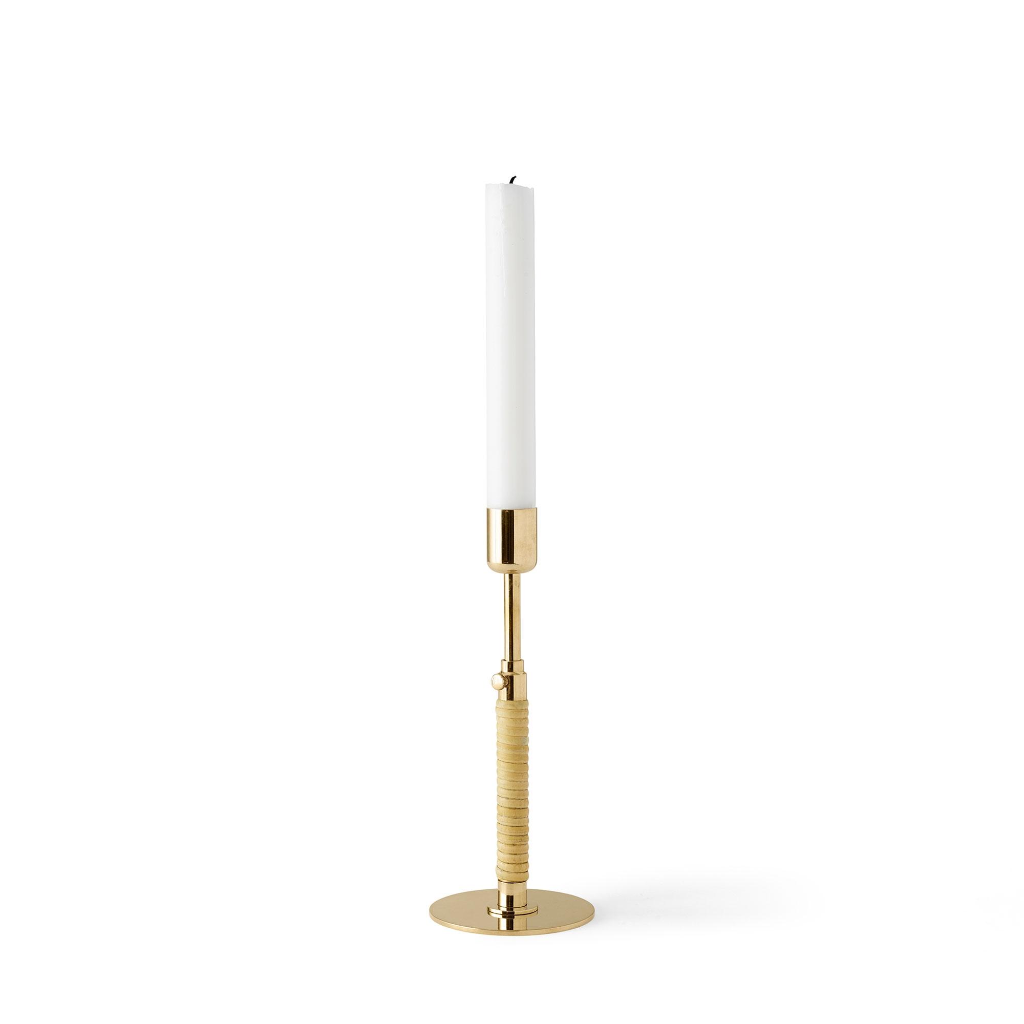 Audo Duca Candlestick Polished Brass