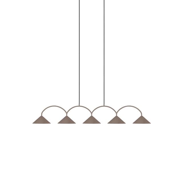 Globen Lighting Curve 5 Taklampa Mocha