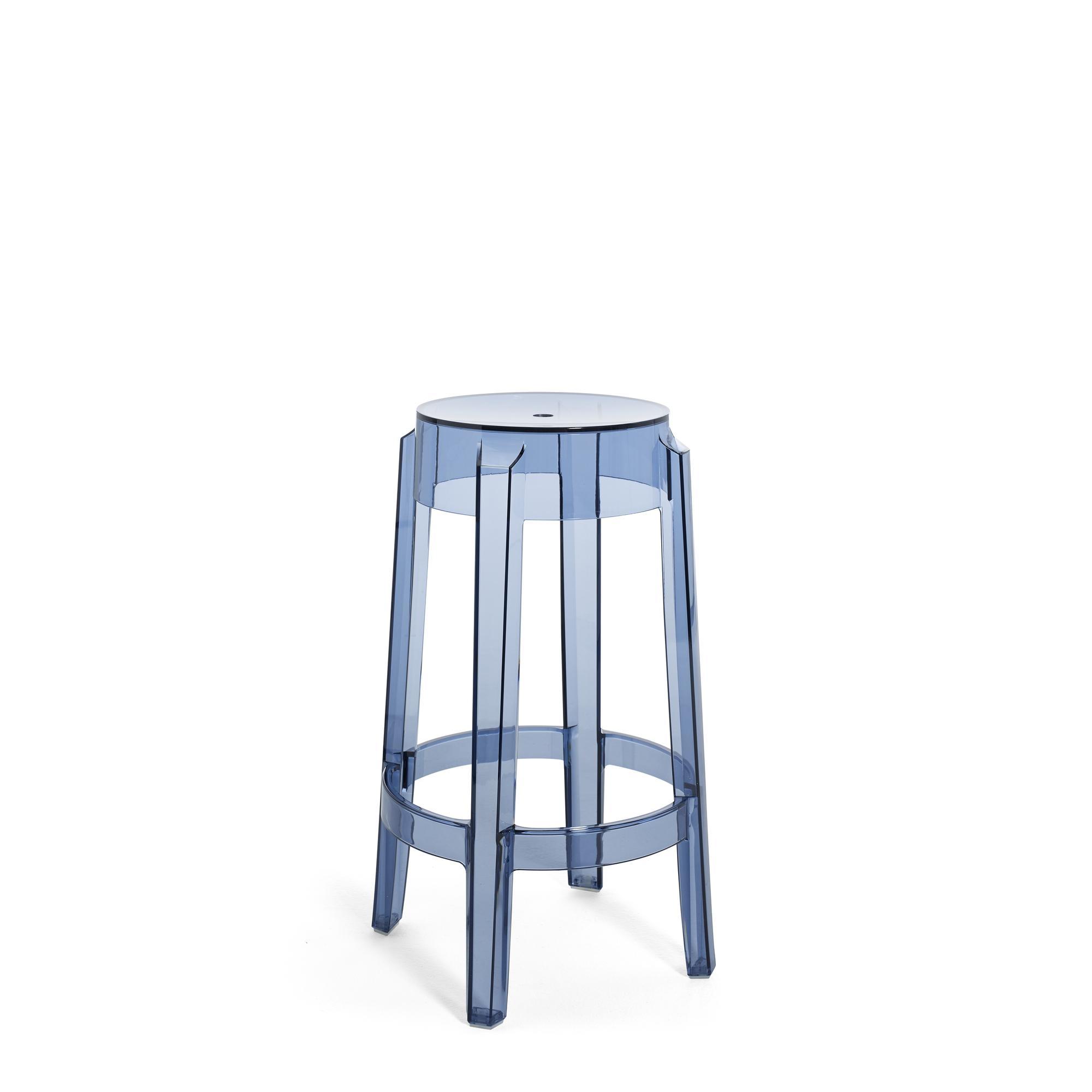 Kartell Charles Ghost Baarijakkara H65 Sininen