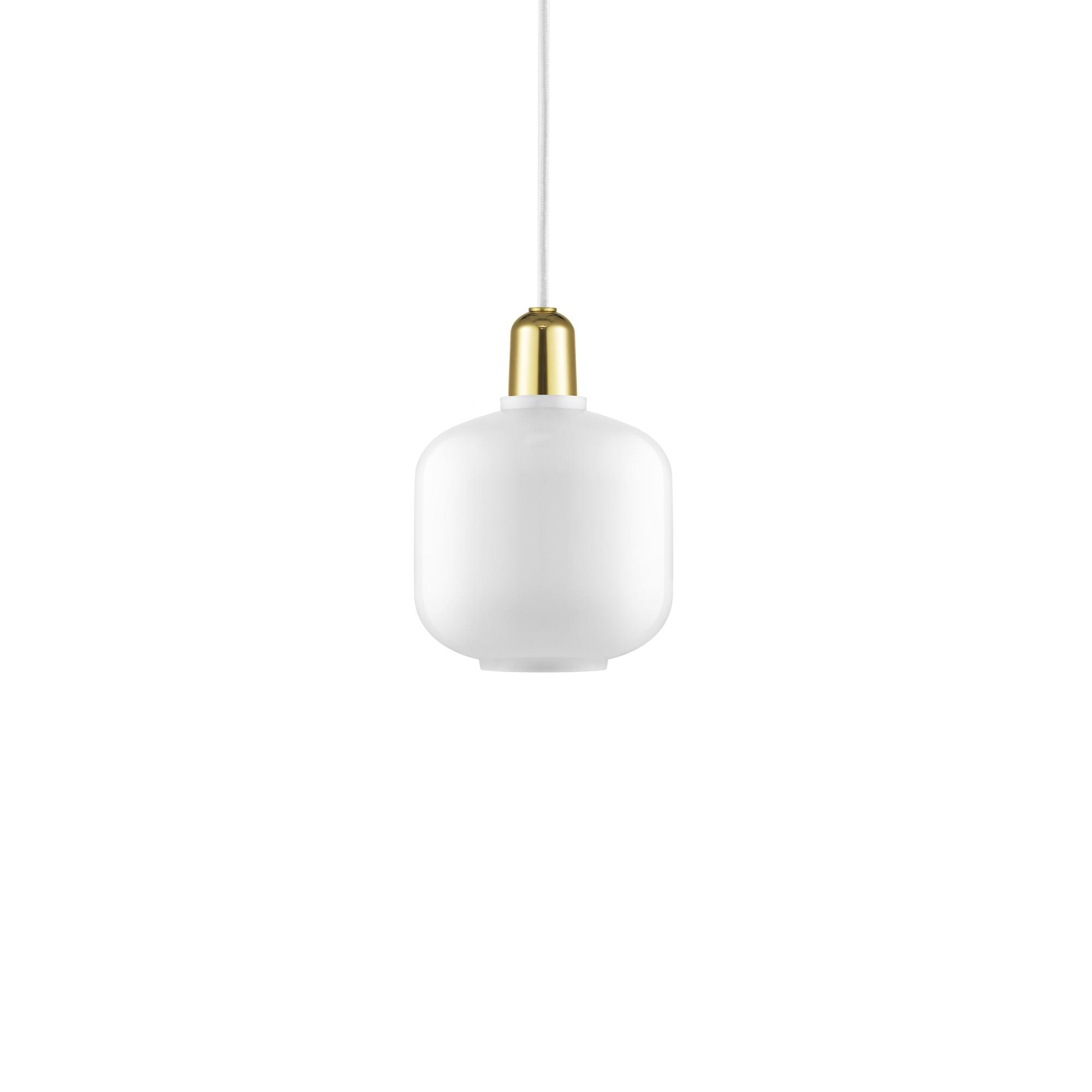 Normann Copenhagen Amp Pendant Small White/Brass