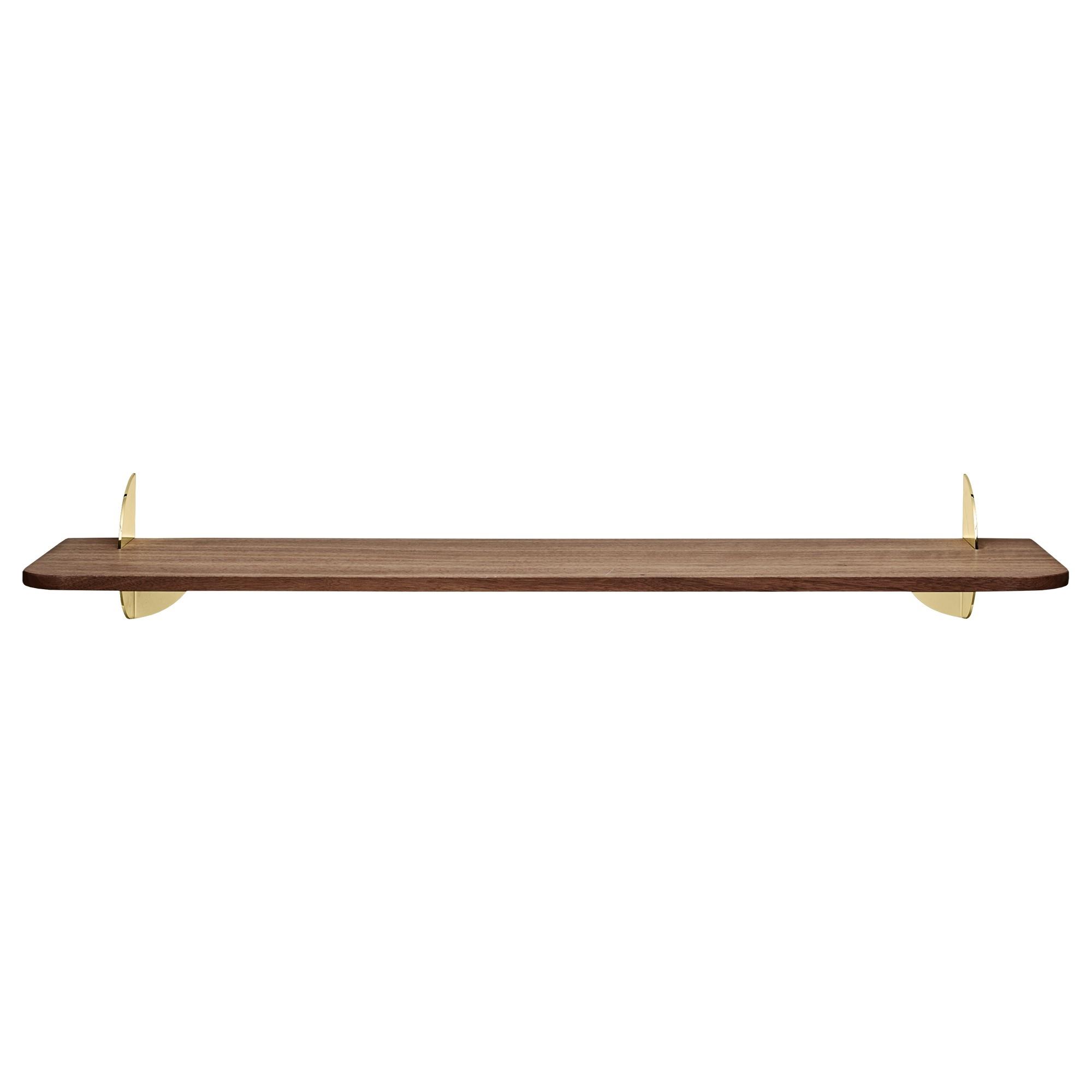 AYTM AEDES Shelf Walnut/ Gold L80 cm