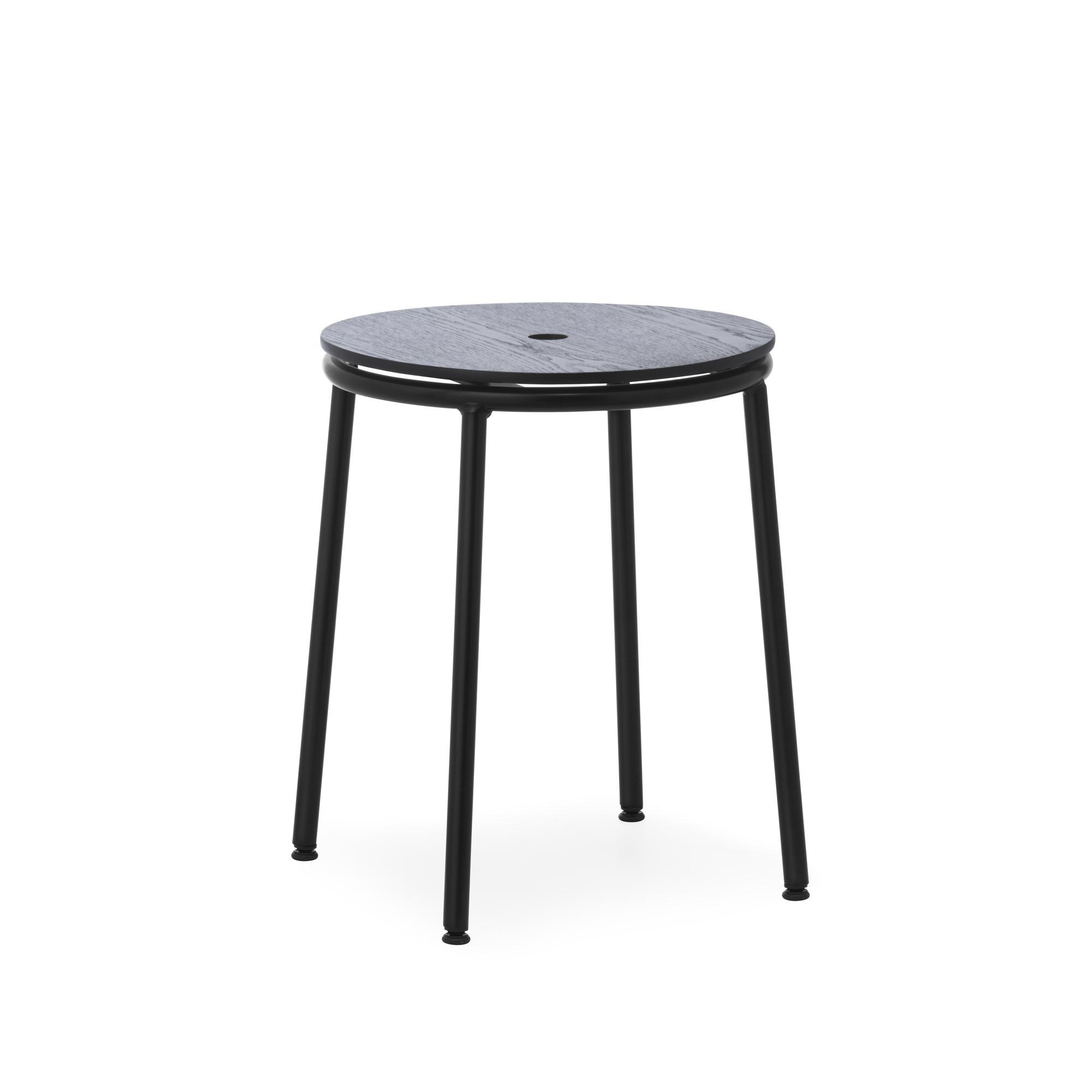 Normann Copenhagen Circa Stool musta/musta tammi