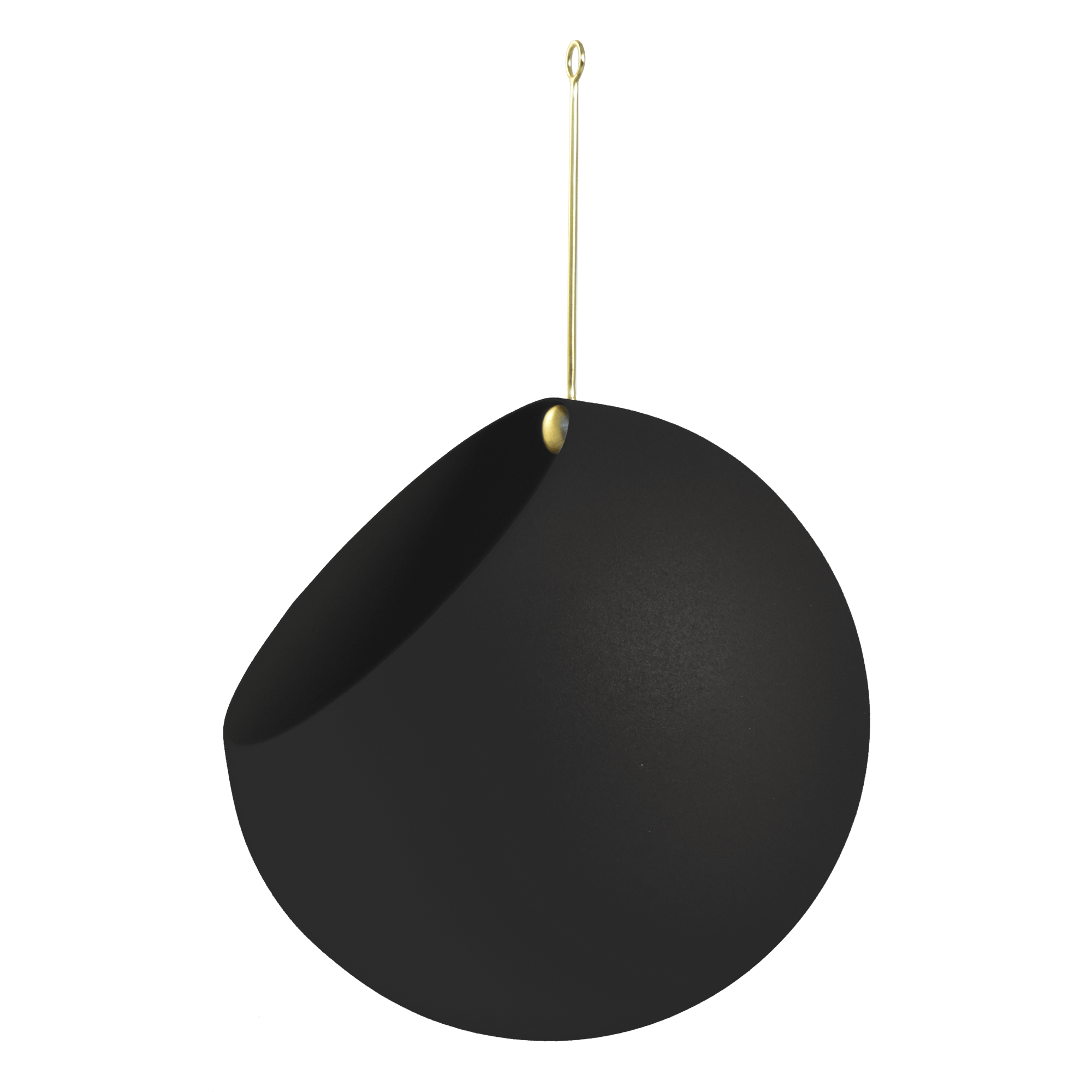 AYTM GLOBE Hanging Flowerpot 32 cm Black