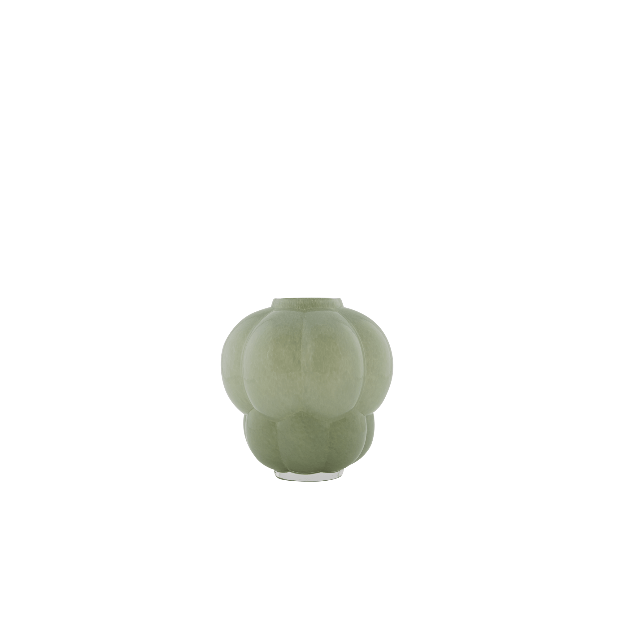 AYTM UVA Vase H28 Glass/Pastel Green