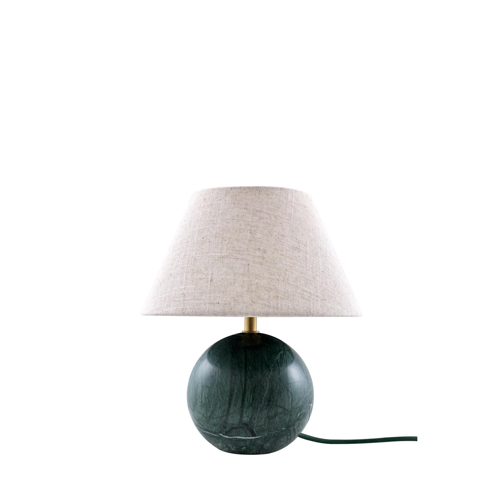 Globen Lighting Castello 24 Lampada da Tavolo Verde Scuro/ Beige
