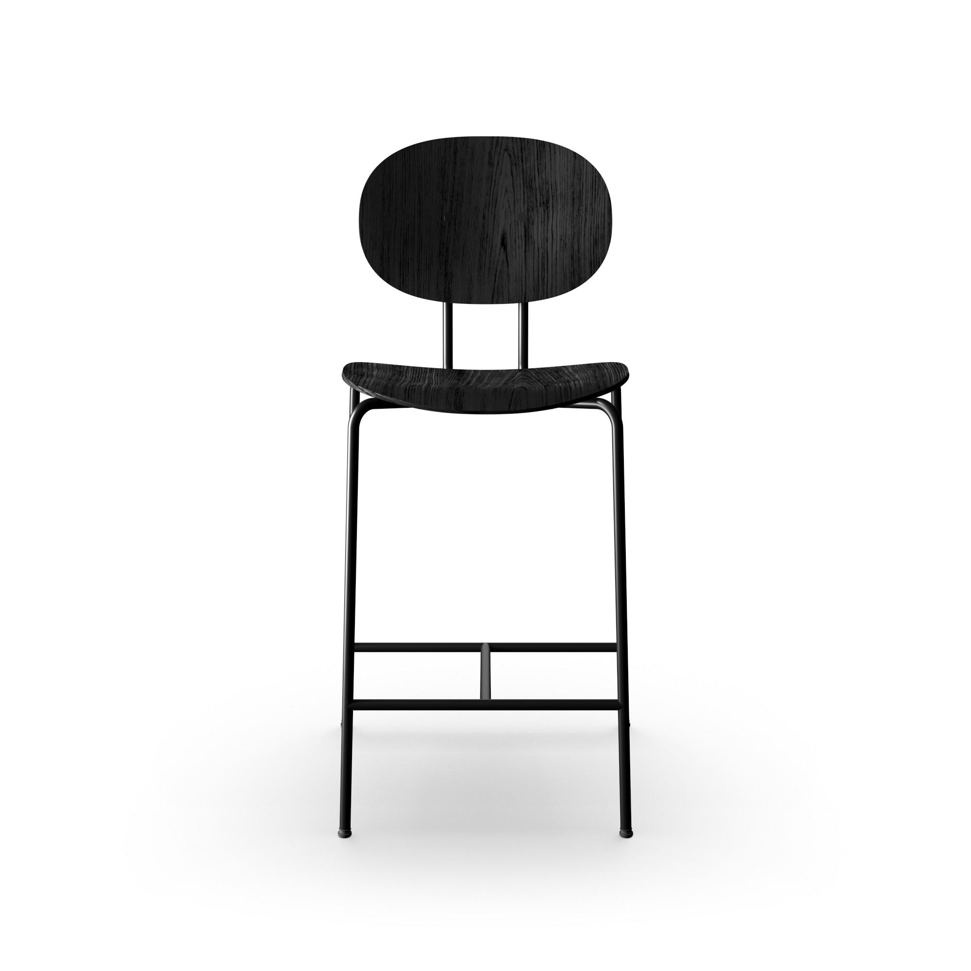 Sibast Furniture Piet Hein Barstool musta musta tammi