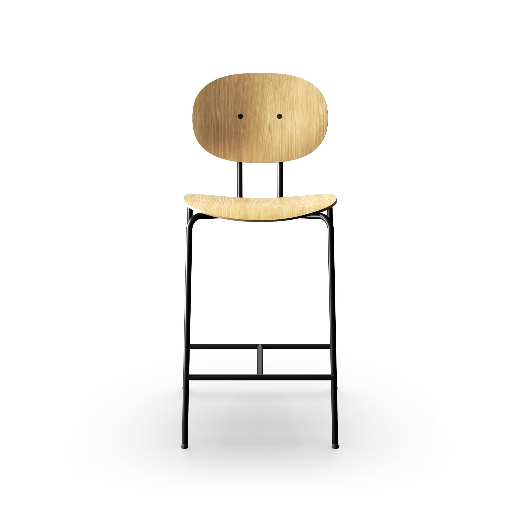 Sibast Furniture Piet Hein Barstool musta tammi