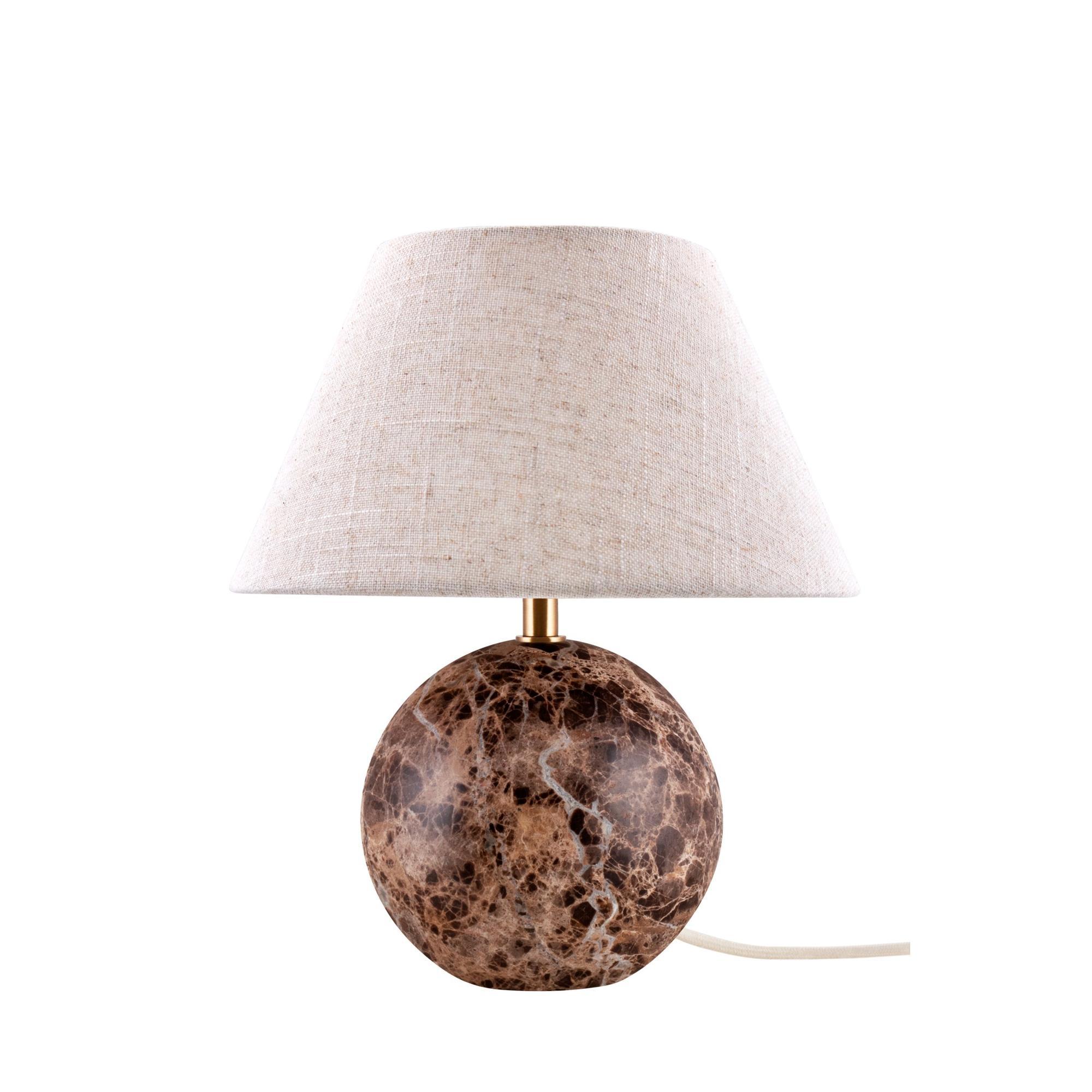 Globen Lighting Castello Table Lamp 35 Brown Marble