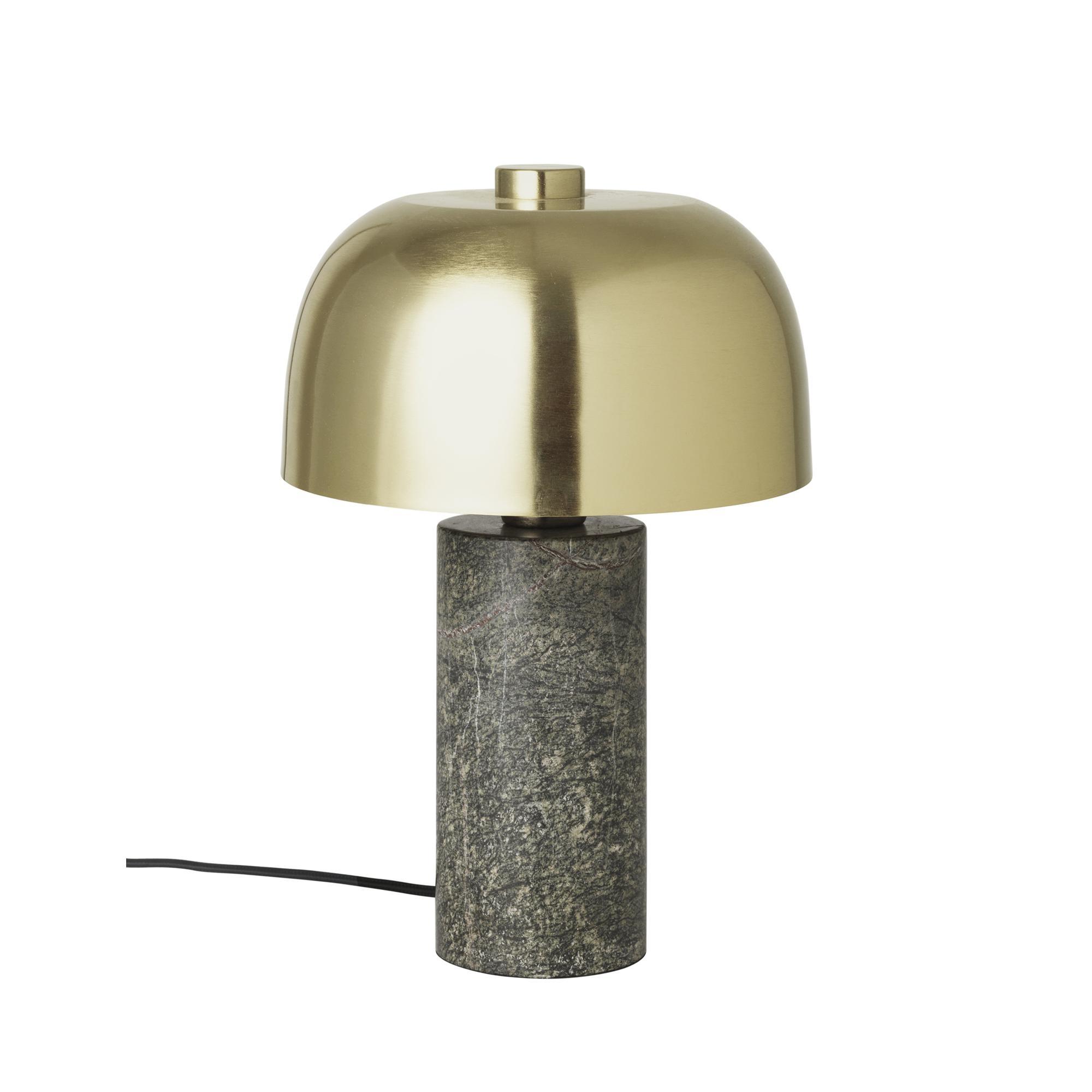 Cozy Living Lulu Table Lamp Marble/Forest Green