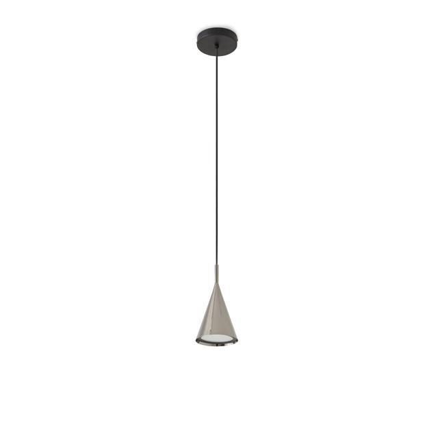 TOOY Gordon 561.22 Taklampa Matt Svart/ Svart Krom