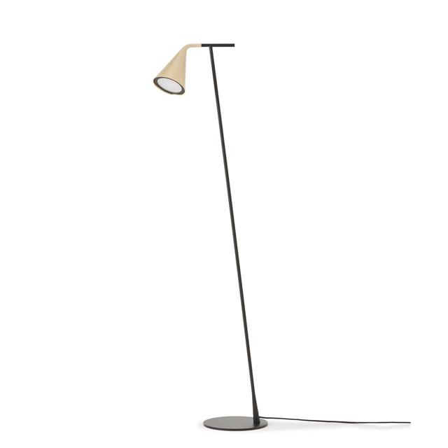 TOOY Gordon 561.61 Golvlampa Matt/Svart Borstat