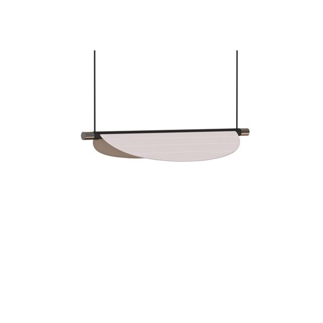TOOY Thula 562.21 Taklampa Beige/ Nickel/ Beige L&auml;der