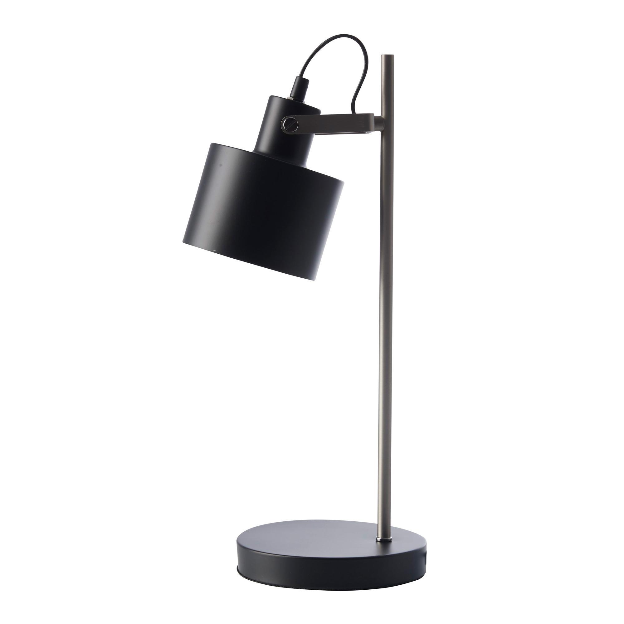 Lampada da Tavolo Dyberg Larsen Ocean Nero/ Acciaio