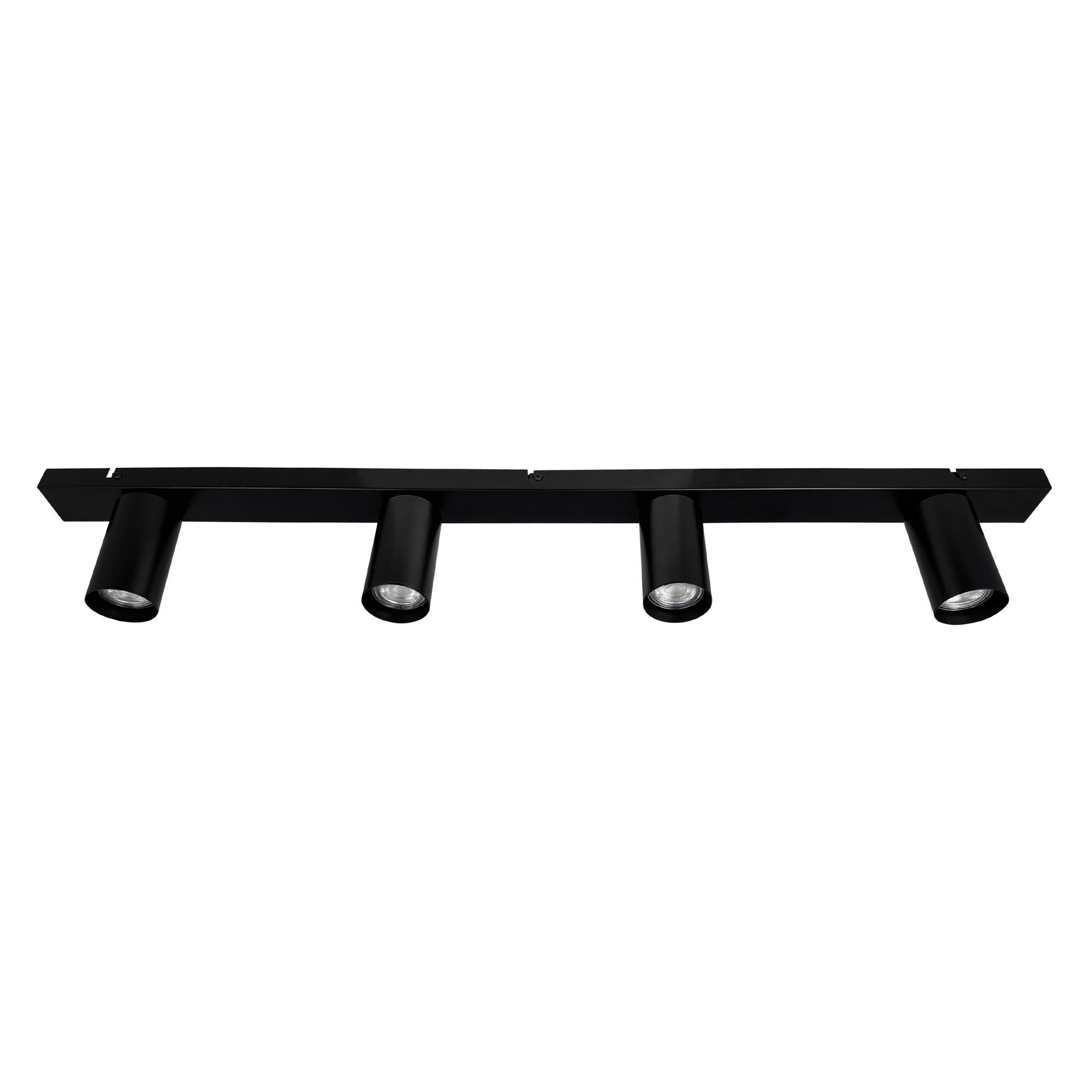 Dyberg Larsen Modern Ceiling Rail With 4 Spots Black