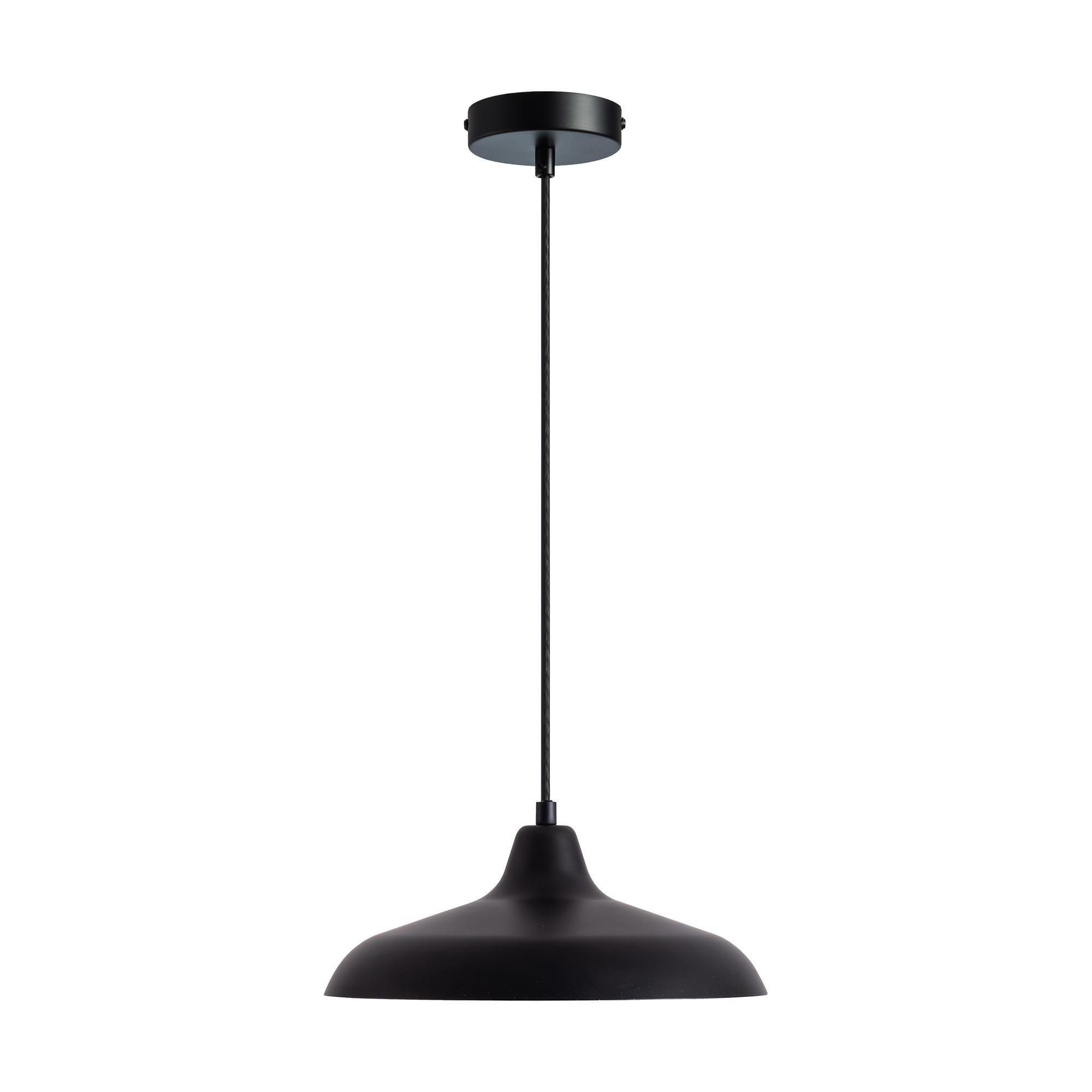 Dyberg Larsen Futura Pendant Matt Black and White Ø30