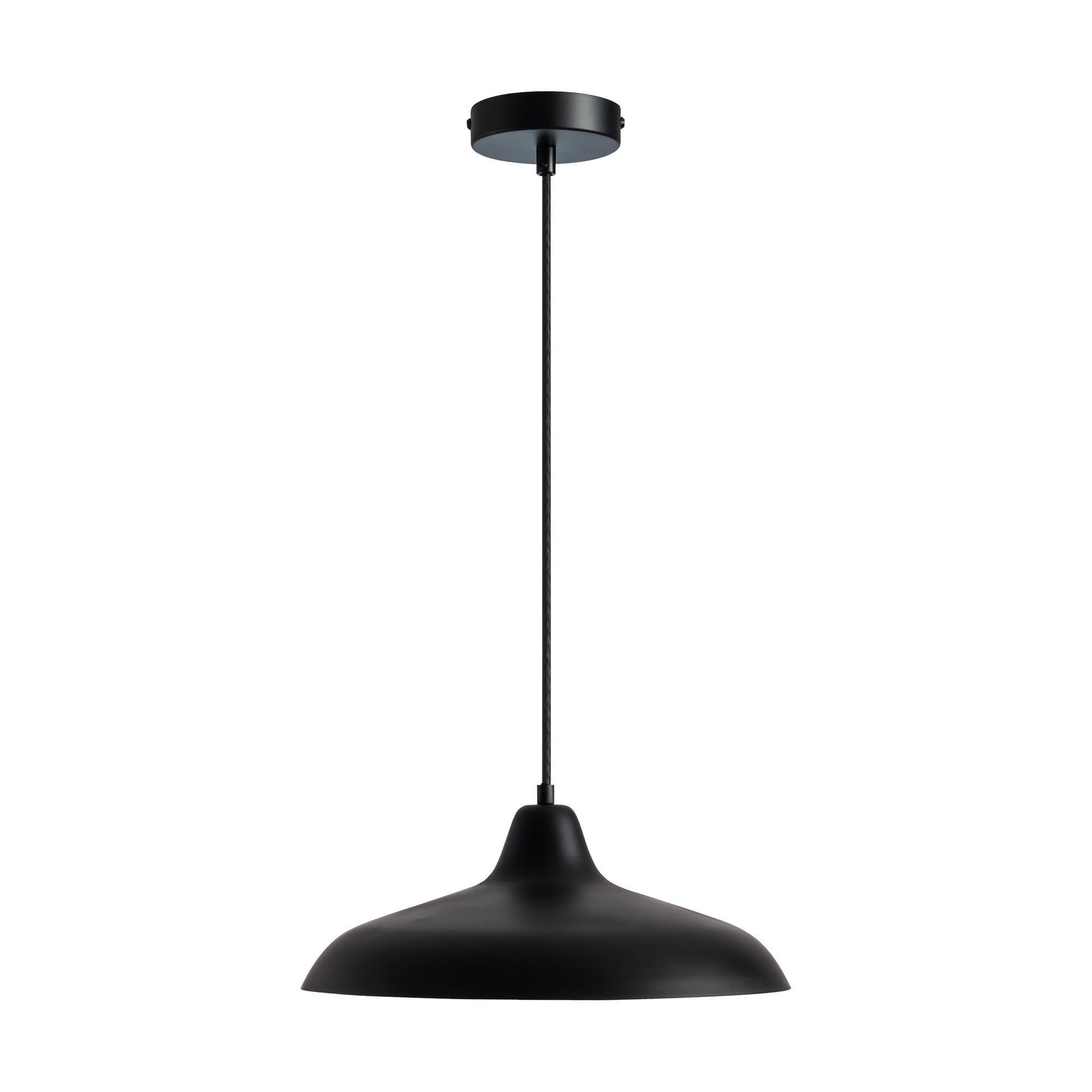 Dyberg Larsen Futura Hanglamp Mat Zwart & Wit Ø40