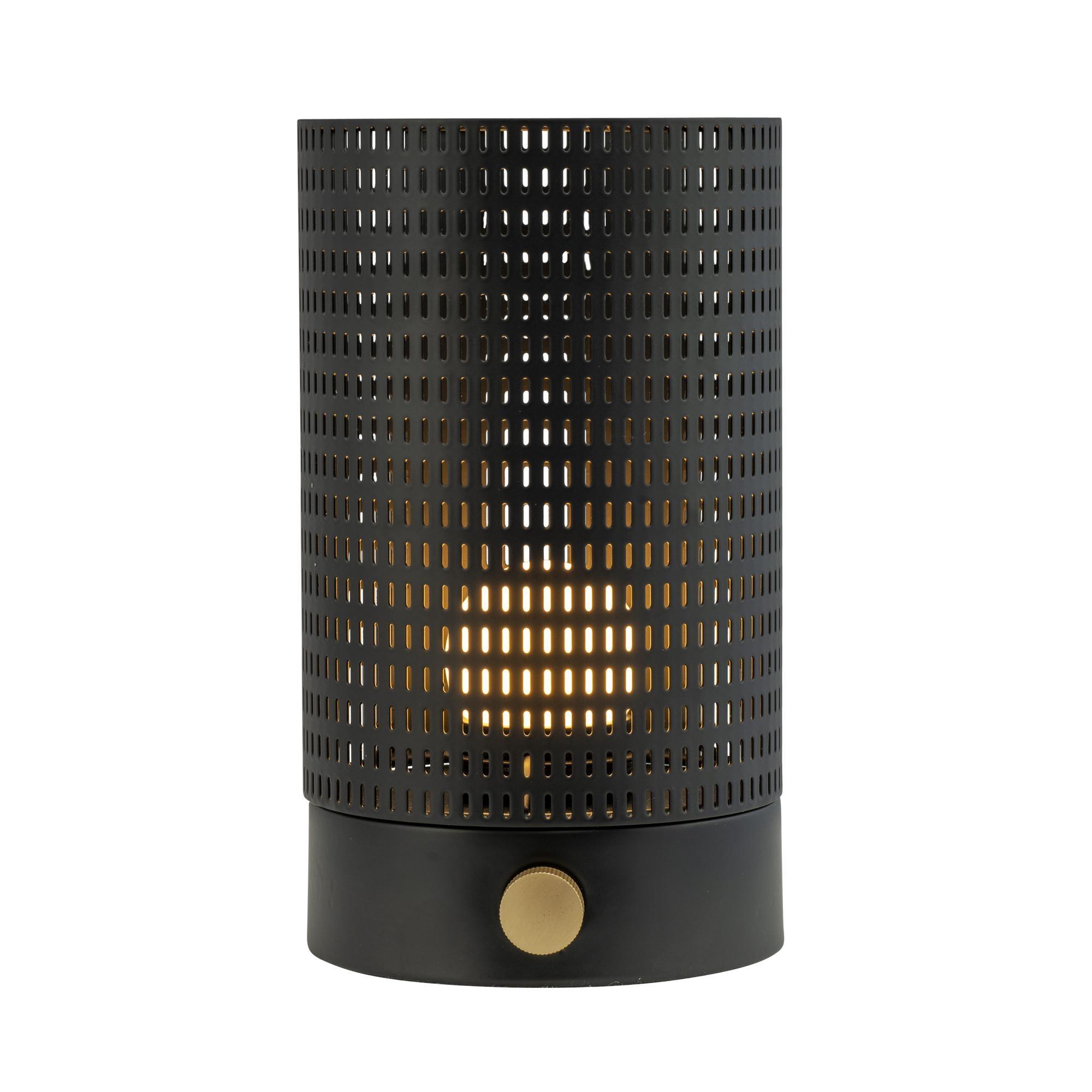 Dyberg Larsen Mesh Lantern Black/ Brass