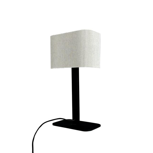Calix Table Lamp Natural/ Black