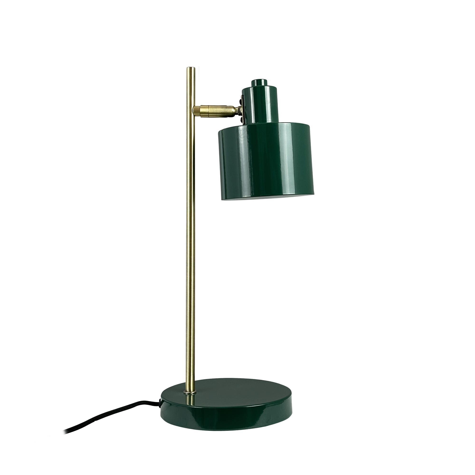 Dyberg Larsen Ocean Table Lamp Dark Green/ Brass