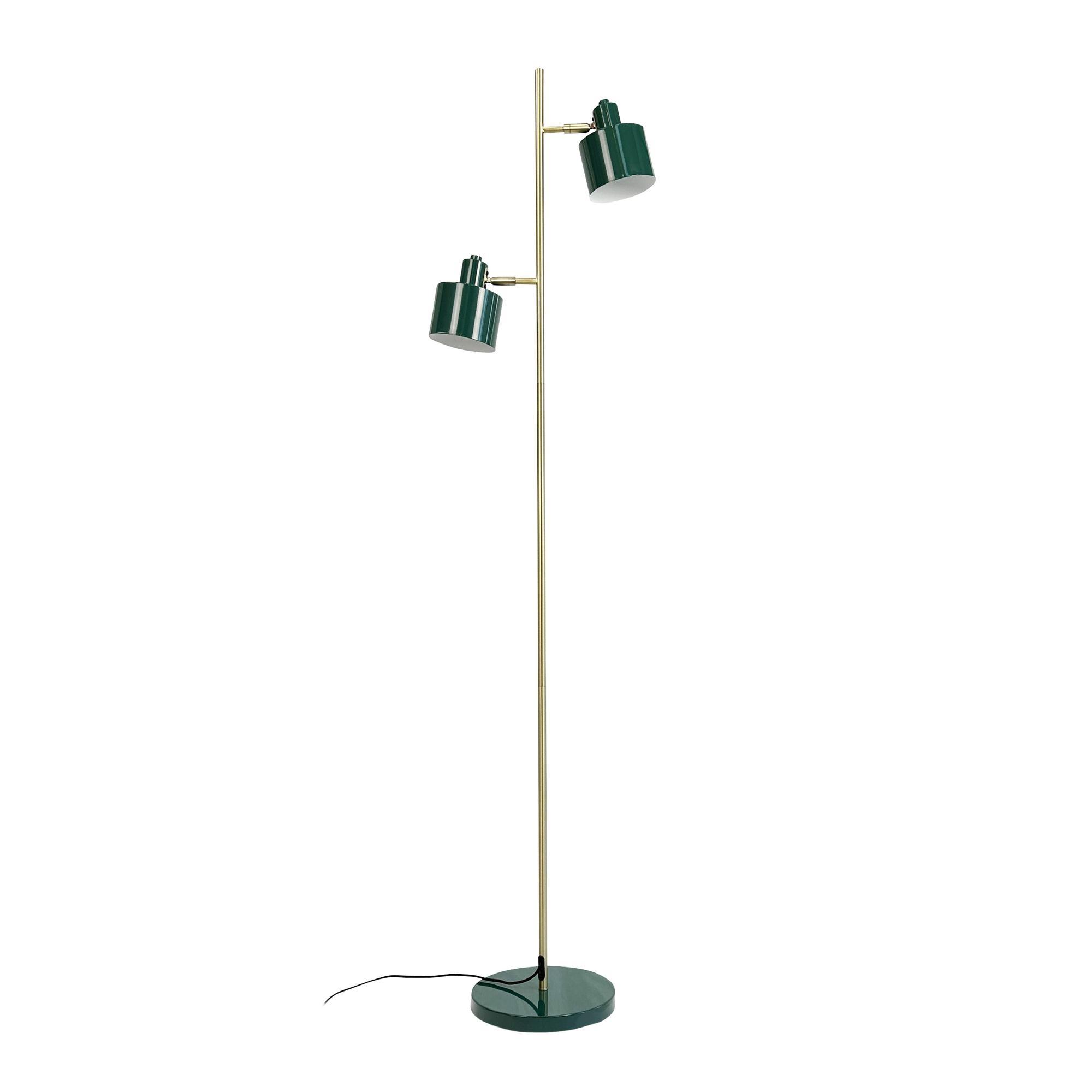 Dyberg Larsen Ocean Floor Lamp Dark Green/ Brass