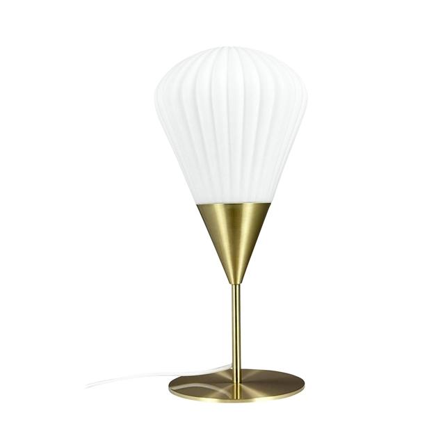 Dyberg Larsen Ballon Bordlampe Opal/Messing