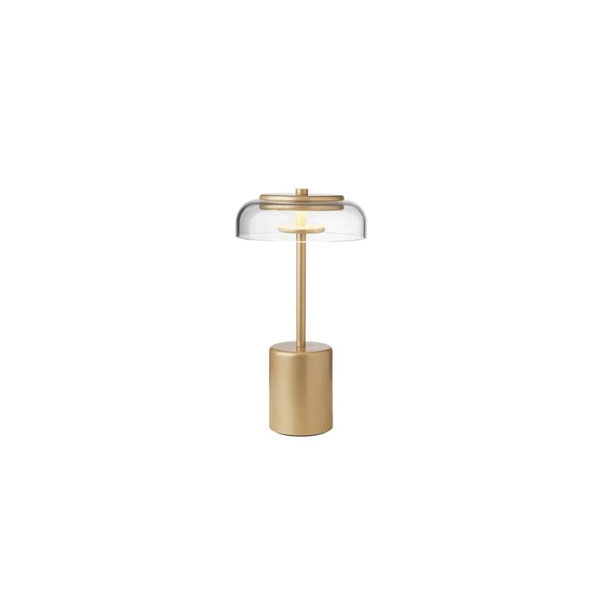 Lampada Portatile Nuura Blossi Mini Nordic Gold/ Trasparente