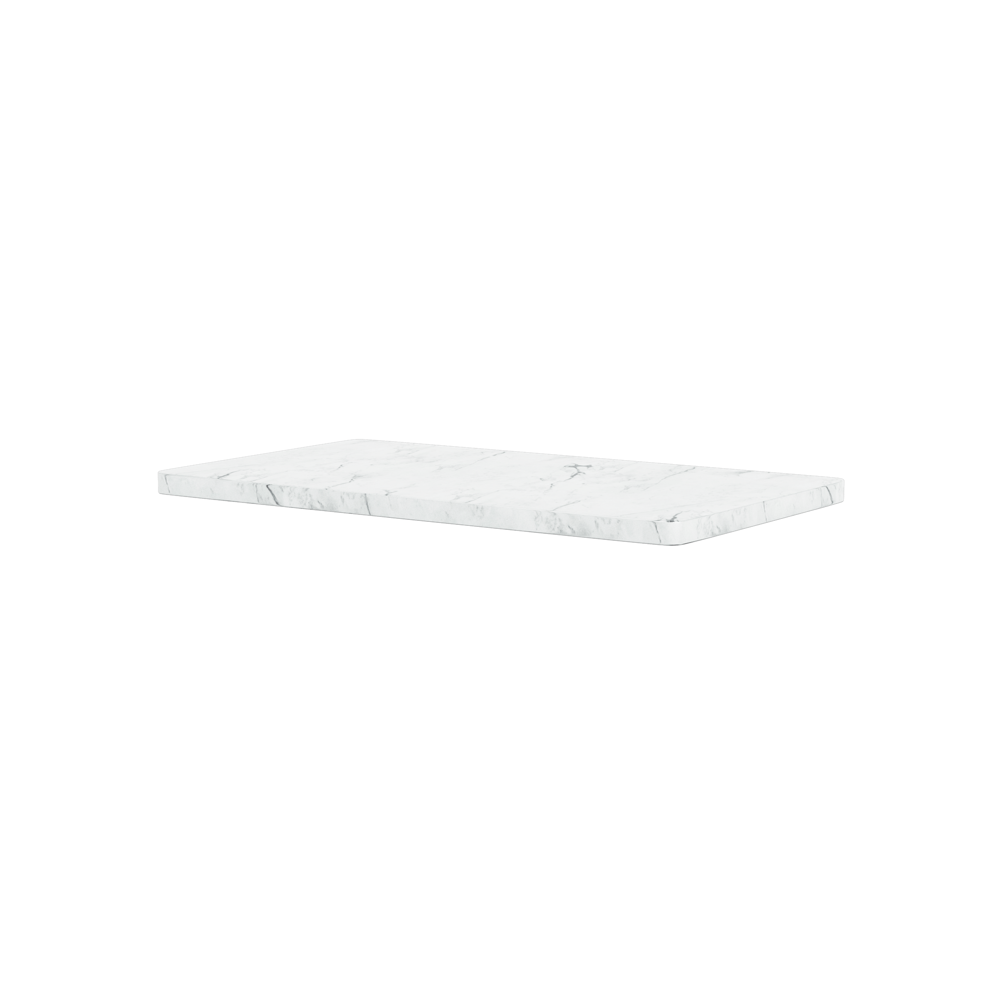 Montana Panton Wire Top Plate White Marble 34.8 cm x 18.8 cm