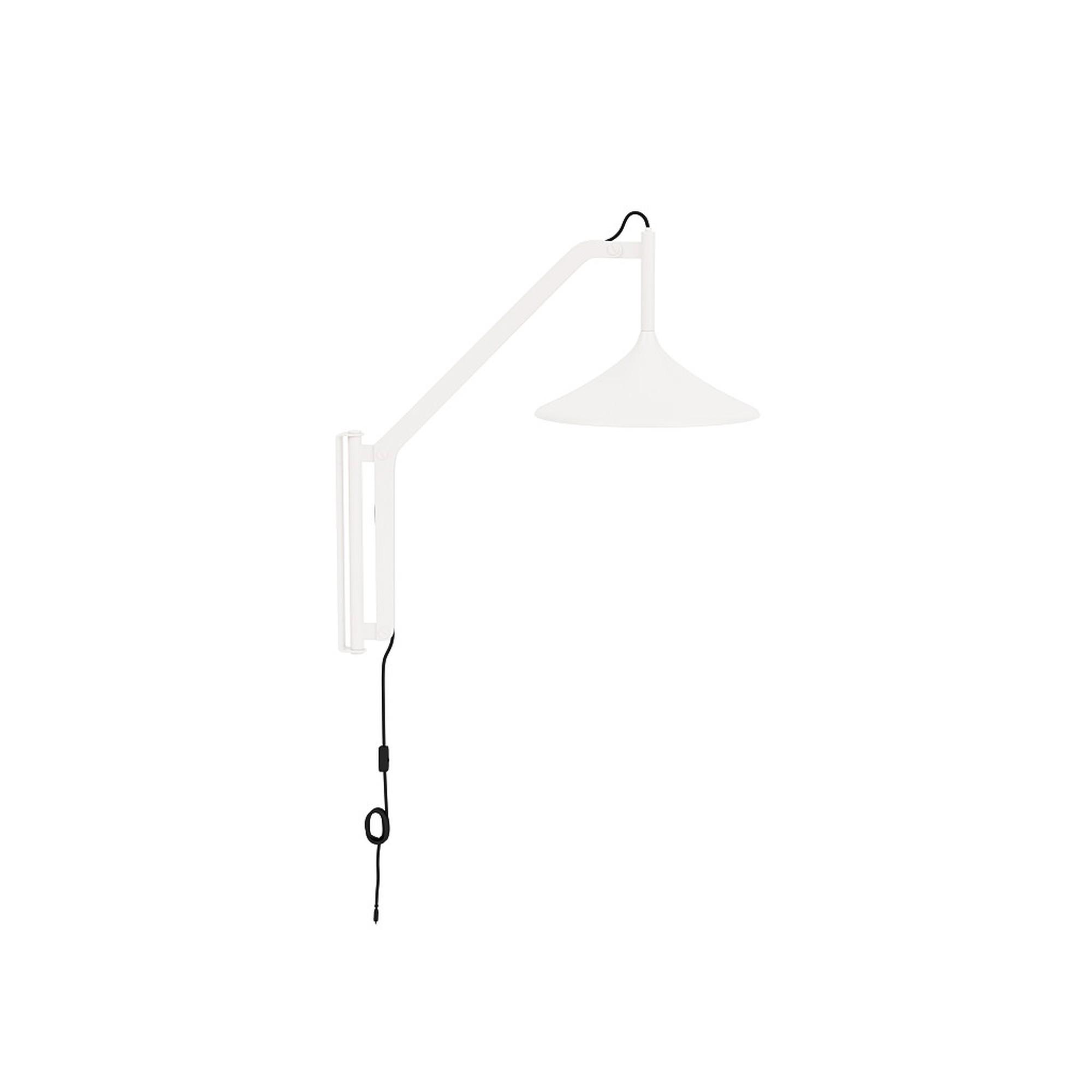 Applique FDB Furniture U18 Hasle, colore bianco ostrica.