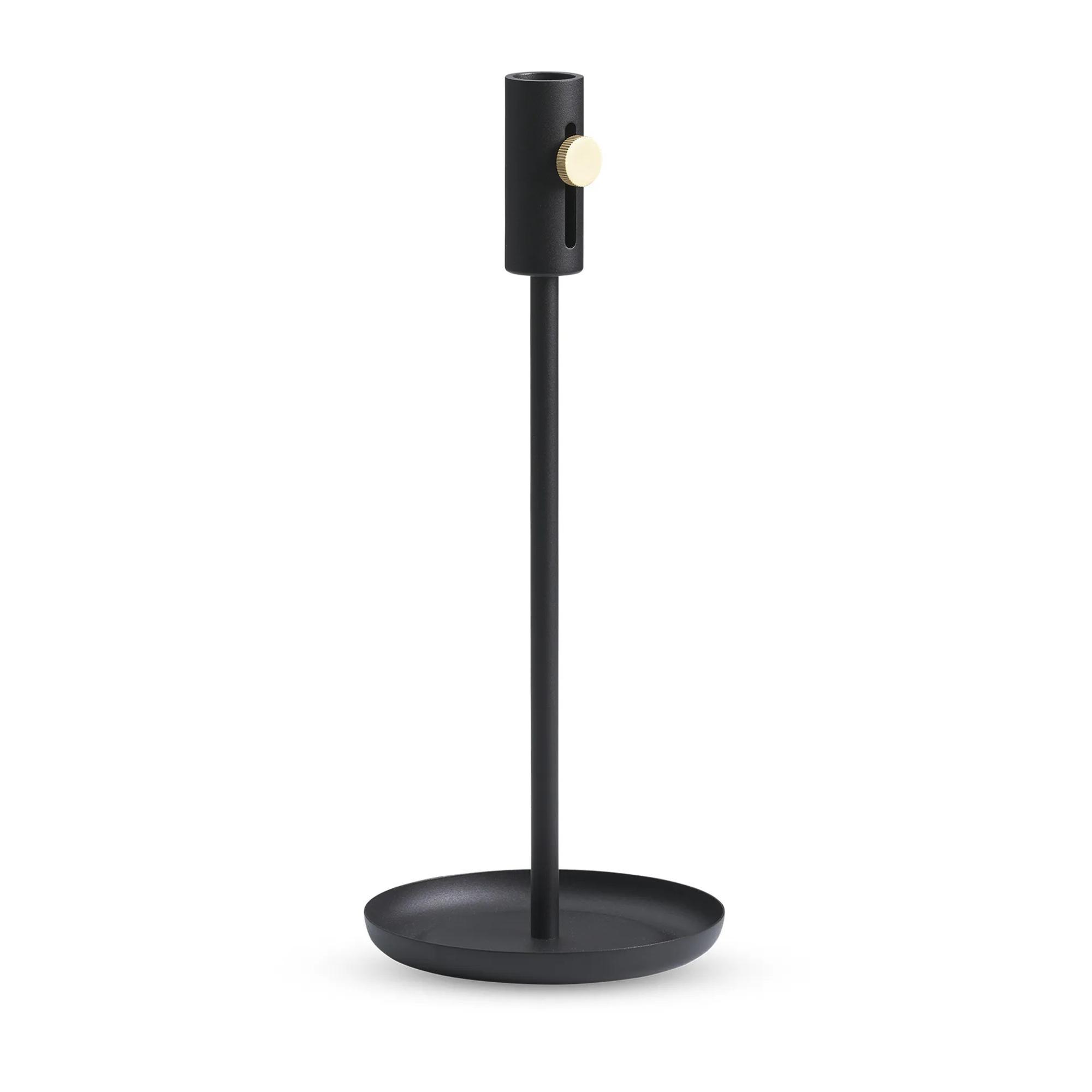 Northern Granny Candlestick H32.5 Black