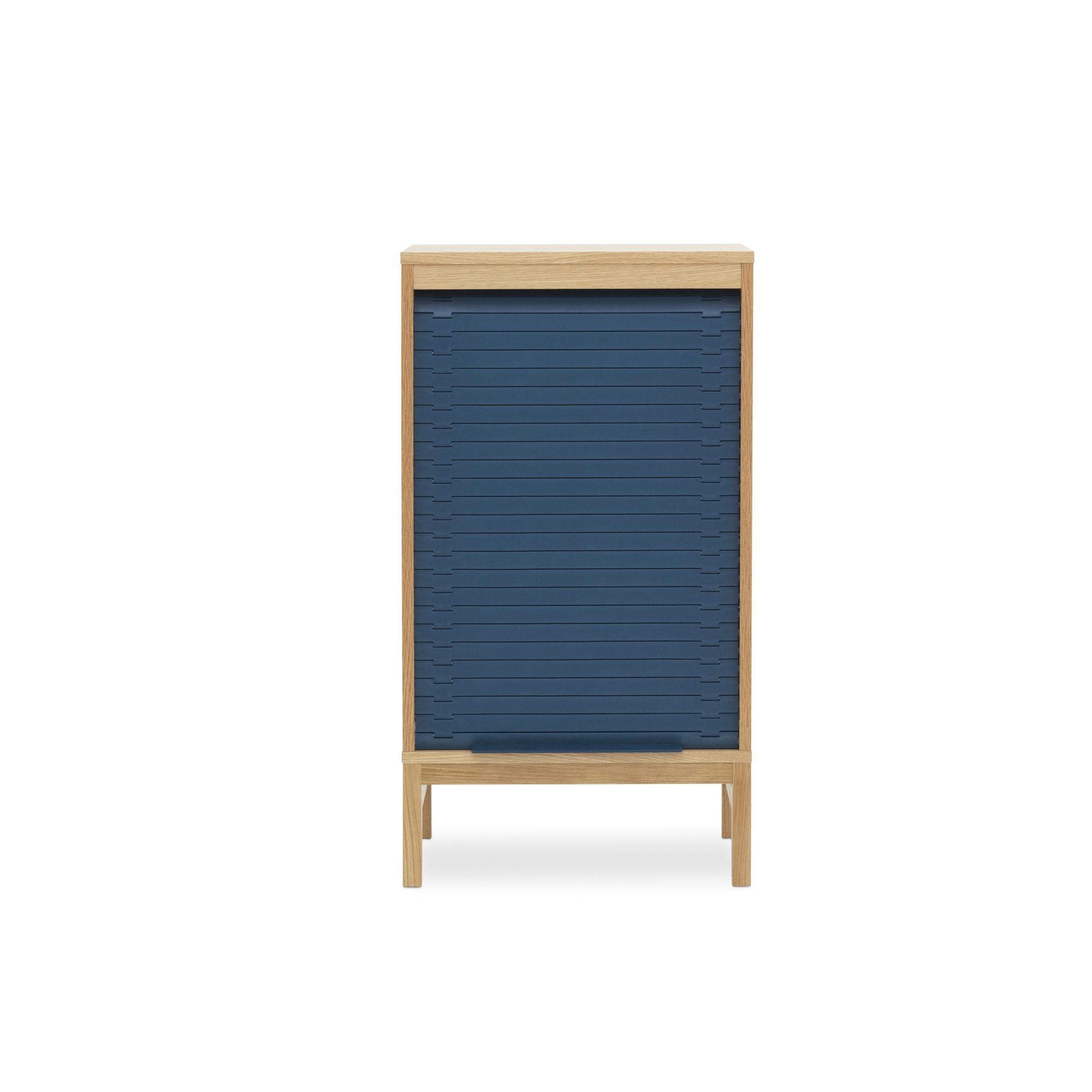 Normann Copenhagen Jalousi Schrank Niedrig Dunkelblau