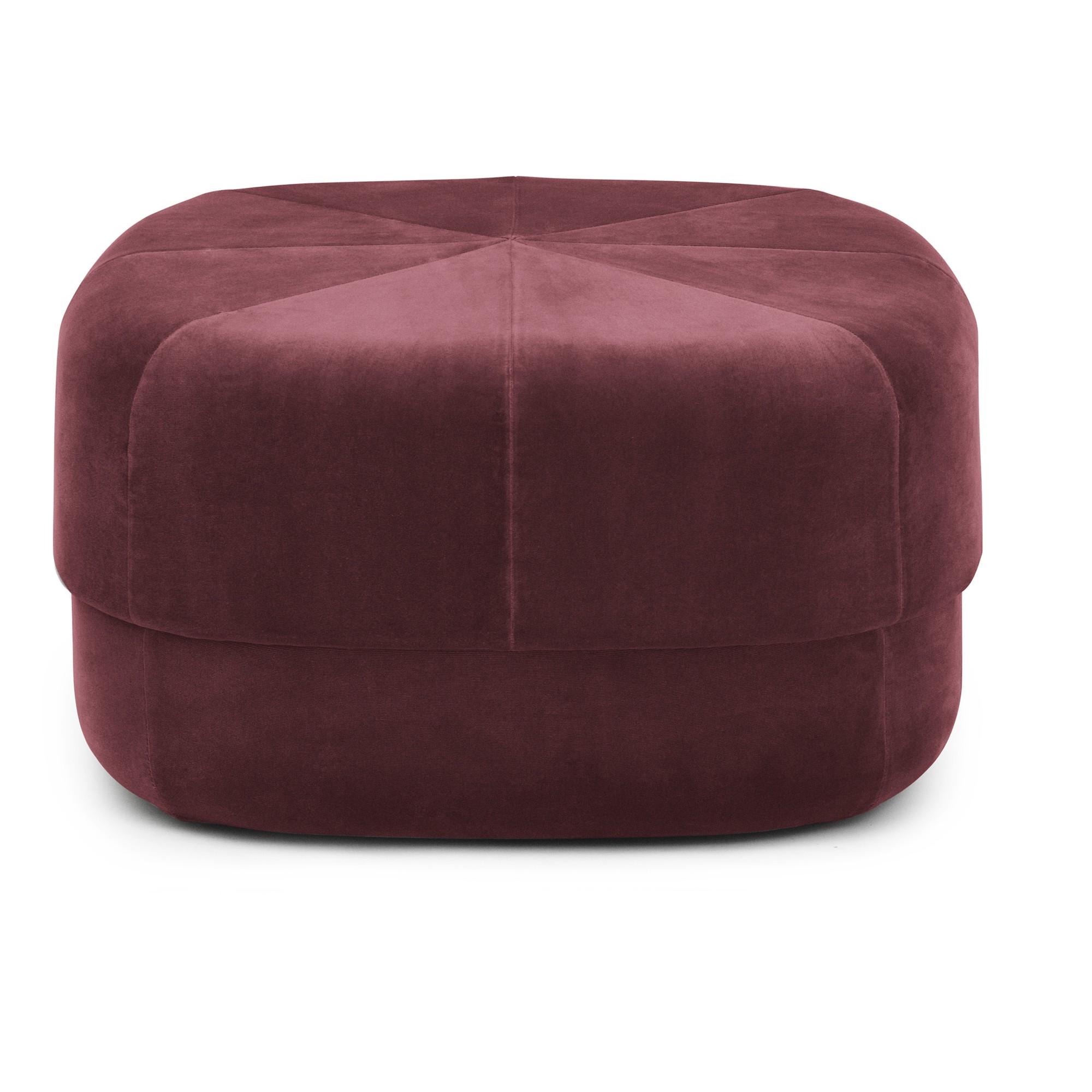 Normann Copenhagen Circus Puf Grande Rojo Oscuro