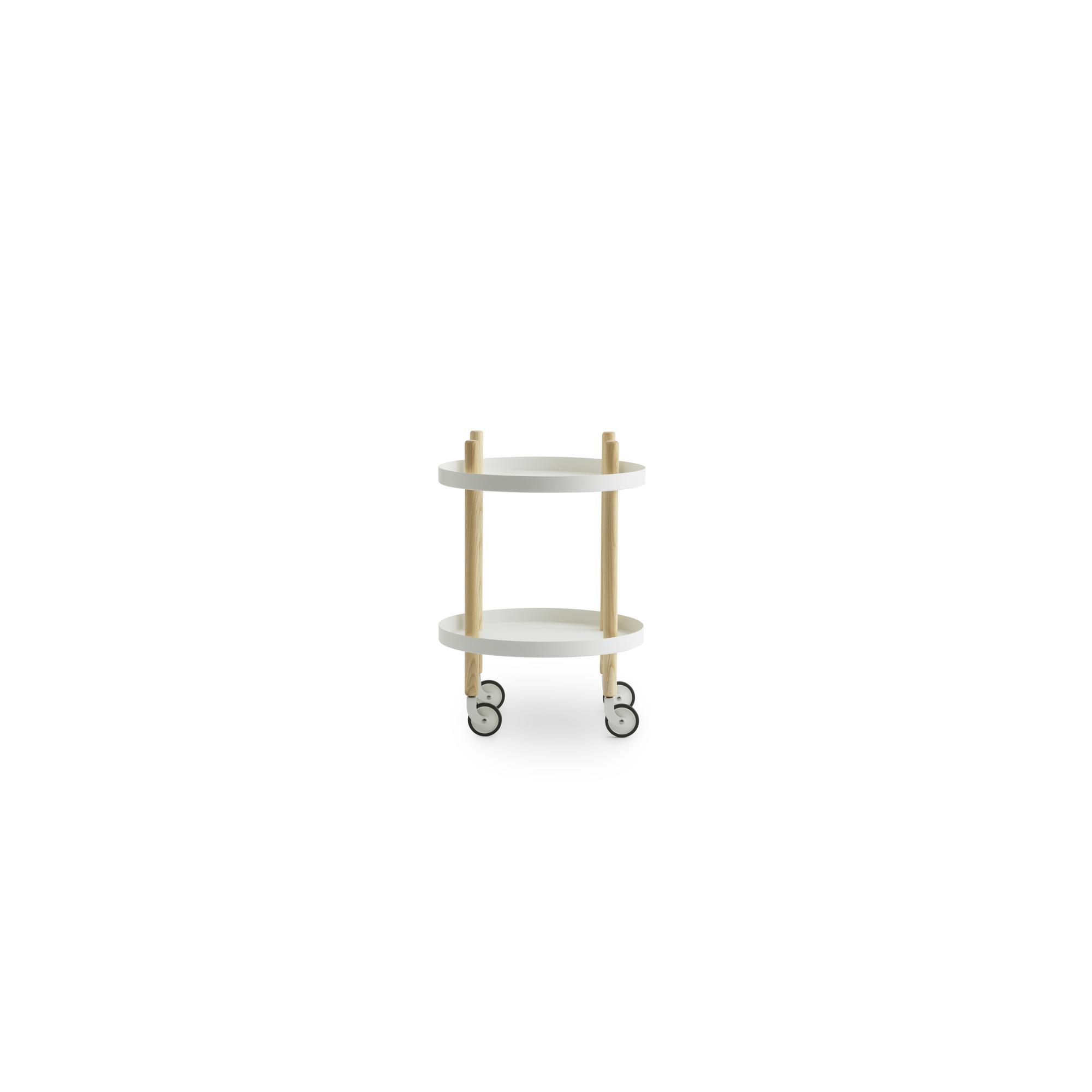 Normann Copenhagen Block Trolley Valkoinen Ø45