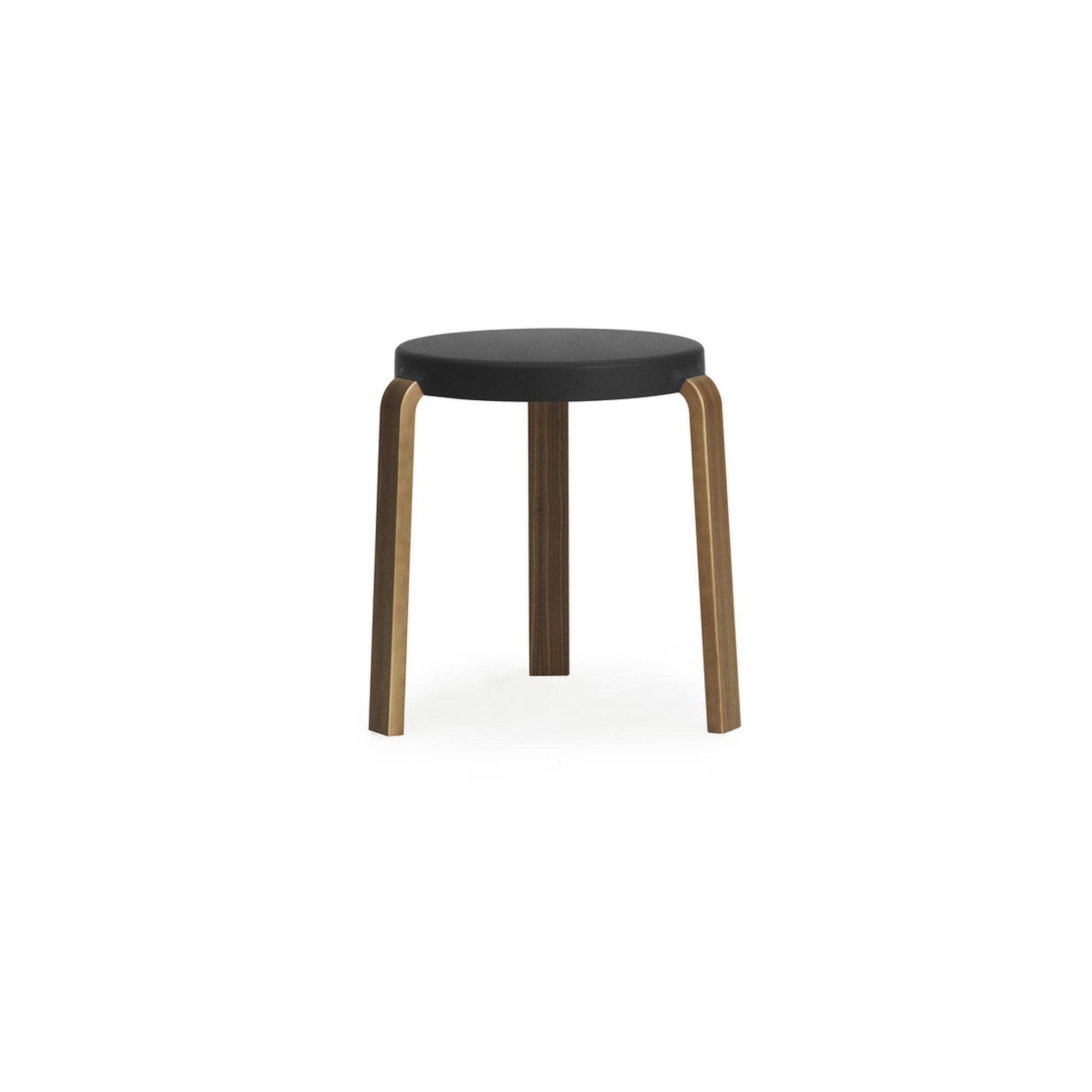 Normann Copenhagen Tap Stool Walnut/ Black