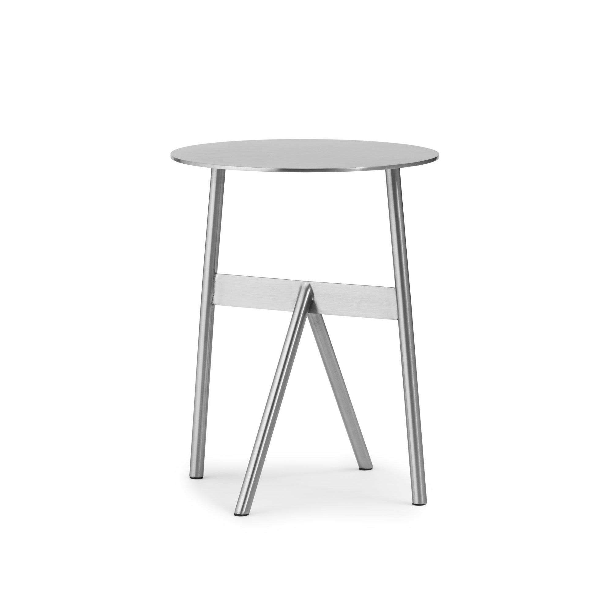 Normann Copenhagen Stock Table D\'appoint en Acier Inoxydable