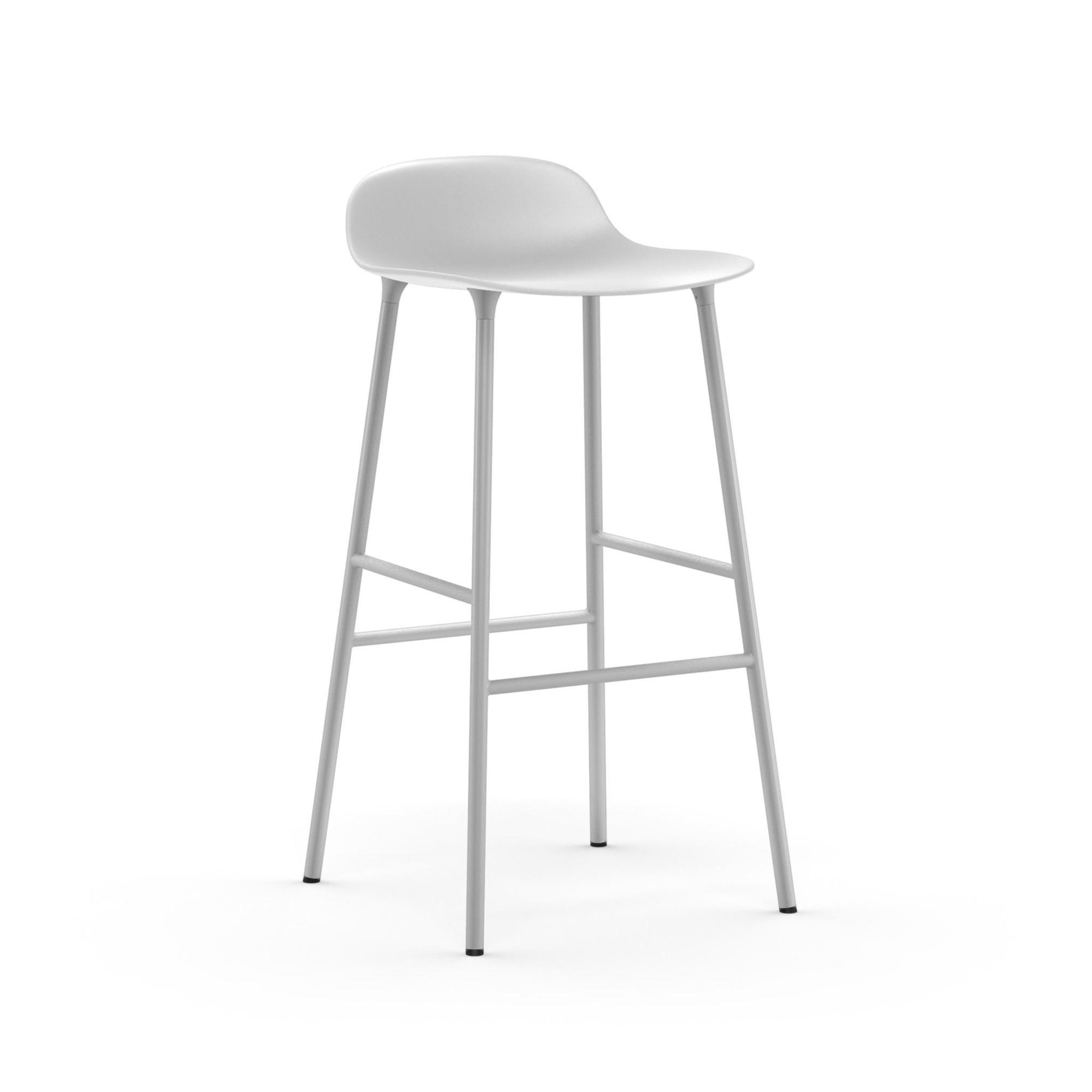 Normann Copenhagen Form Barjakkara K75 cm Valkoinen/Valkoinen Teräs