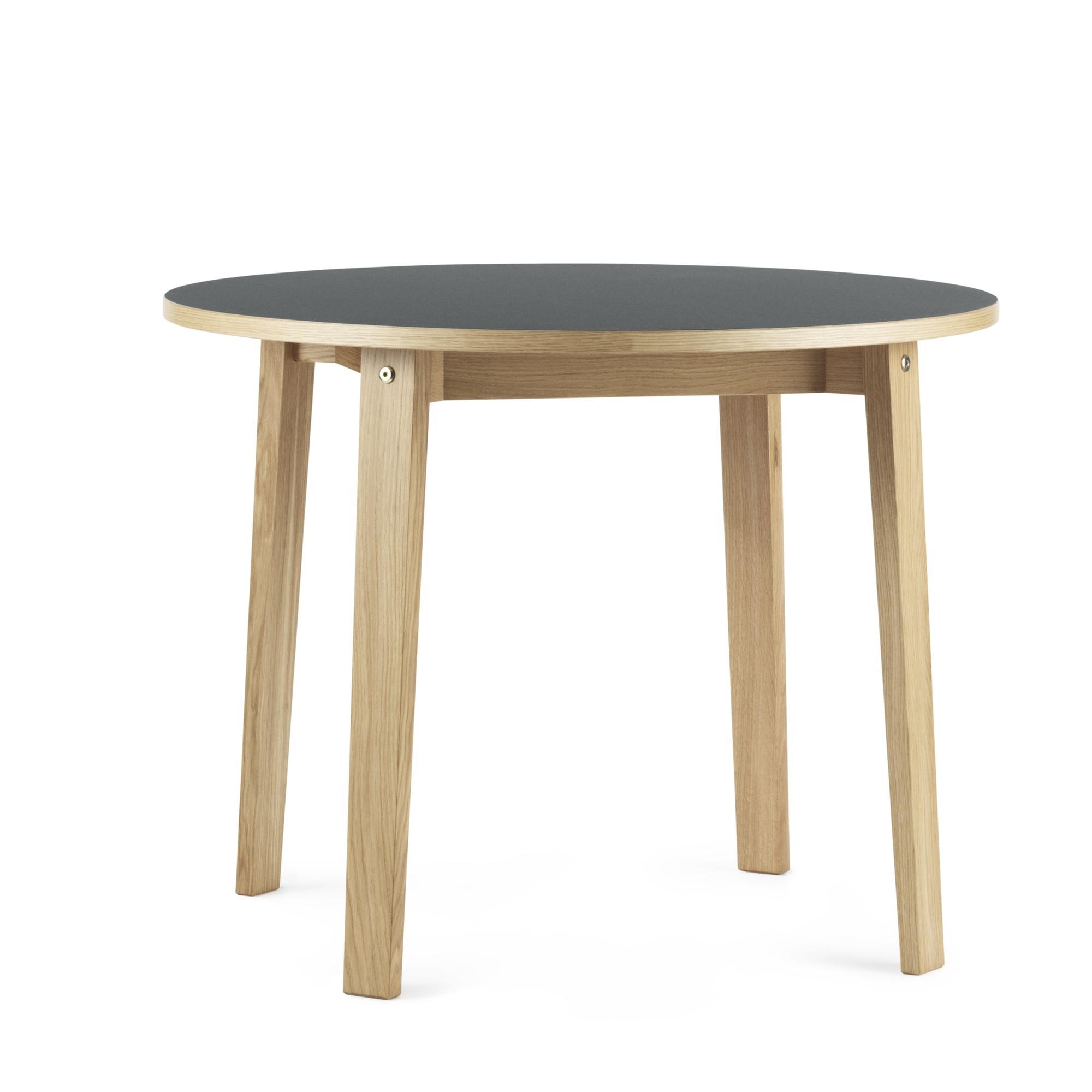 Normann Copenhagen Slice Table tammi/linoleumi Ø95