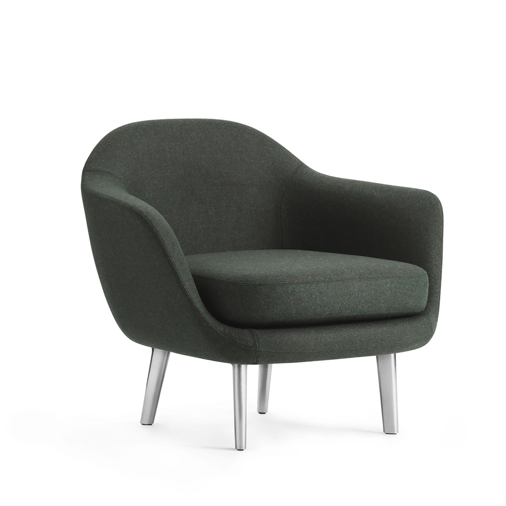 Sillón Normann Copenhagen Sum Aluminio/ Verde Oscuro LDS41