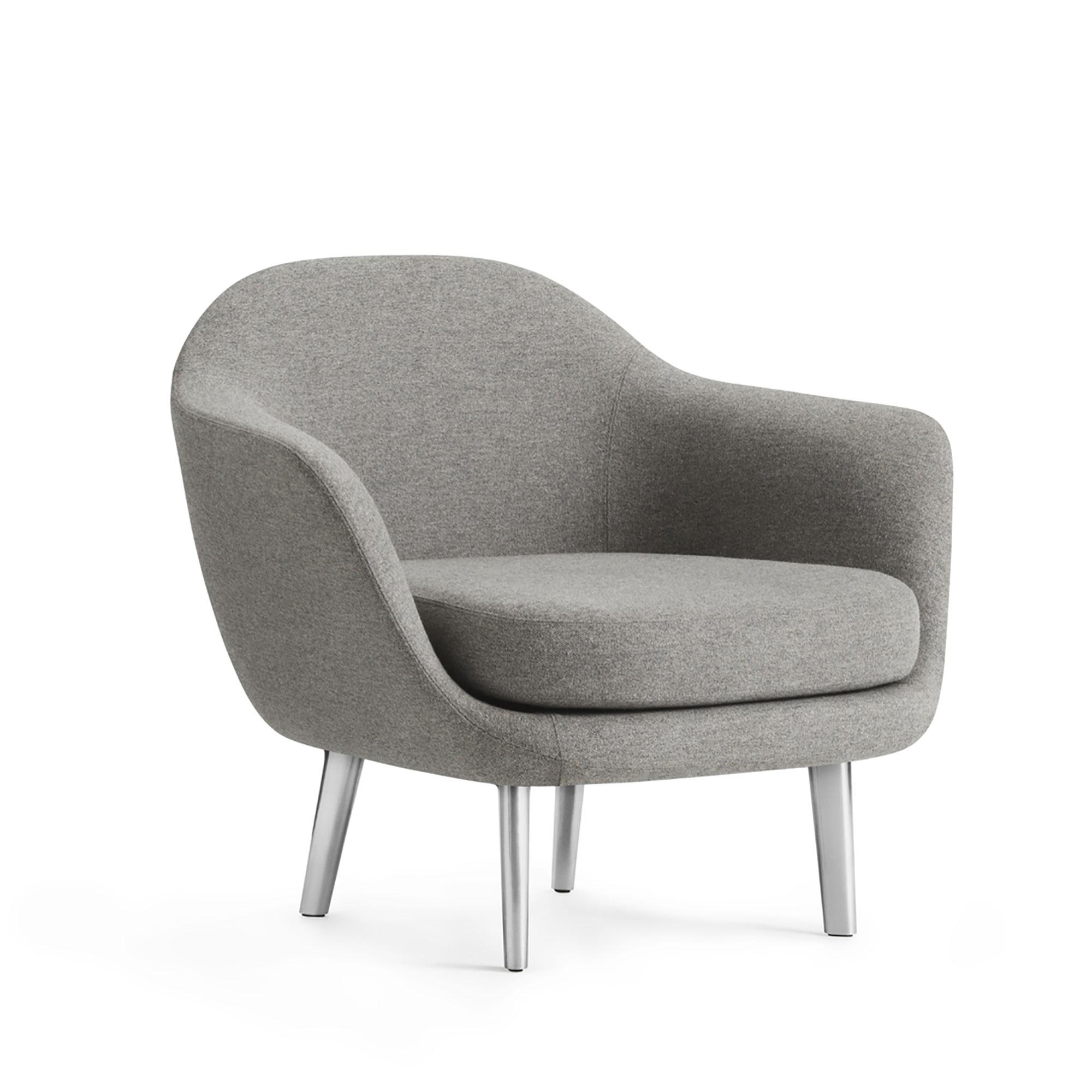Normann Copenhagen Sum Sessel Aluminium/ Grau MLF26