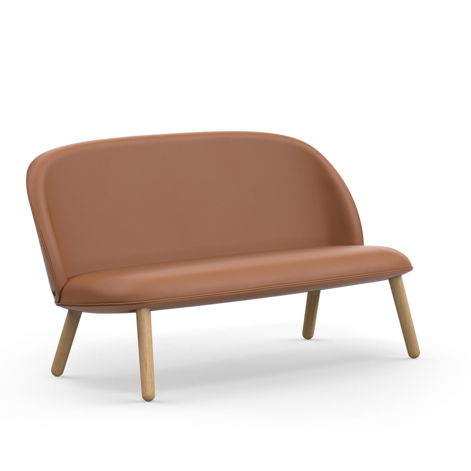 Normann Copenhagen Ace Sofá Roble/Piel Brandy