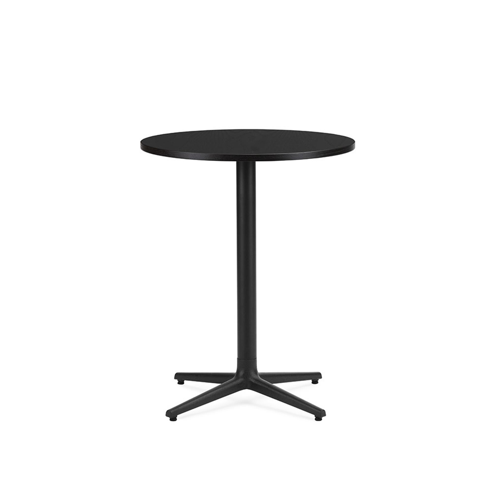 Normann Copenhagen Allez Café Table 4L Ø60 Black Oak