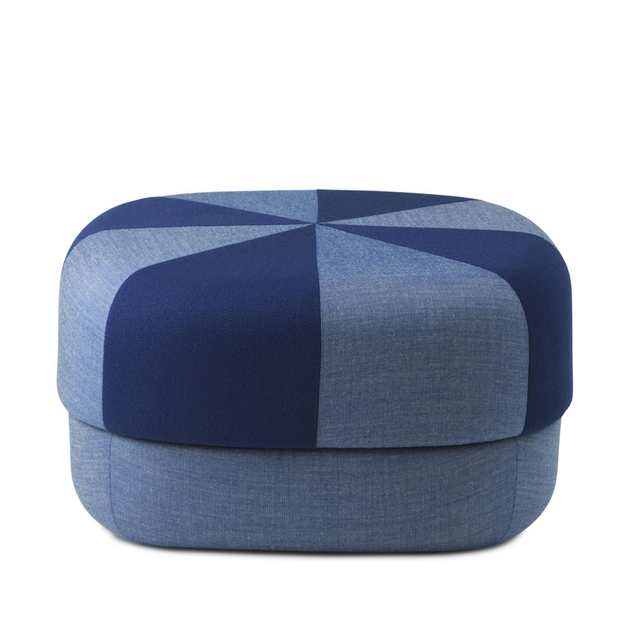 Normann Copenhagen Circus Pouf Duo Suuri sininen