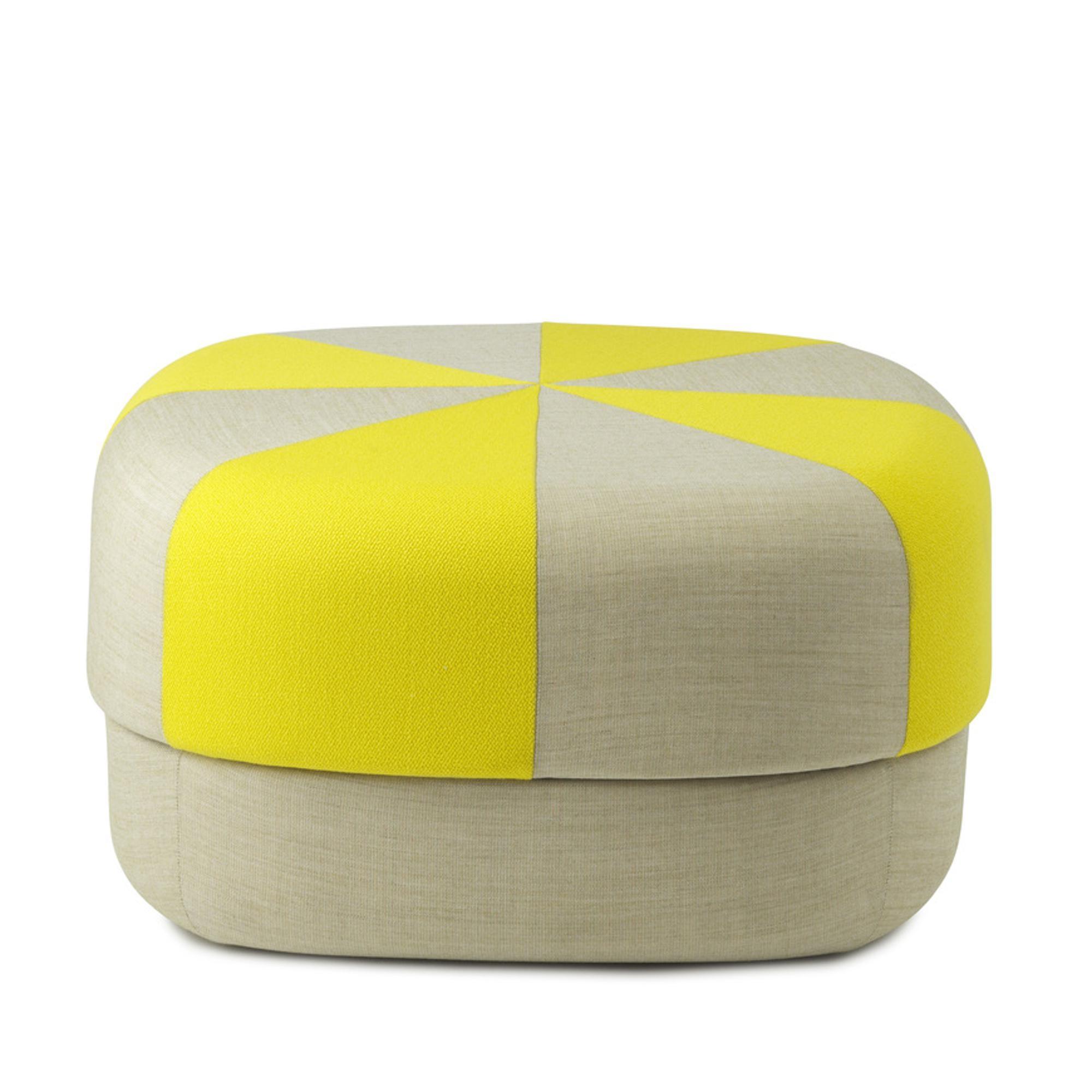 Normann Copenhagen Circus Pouf Duo Suuri keltainen