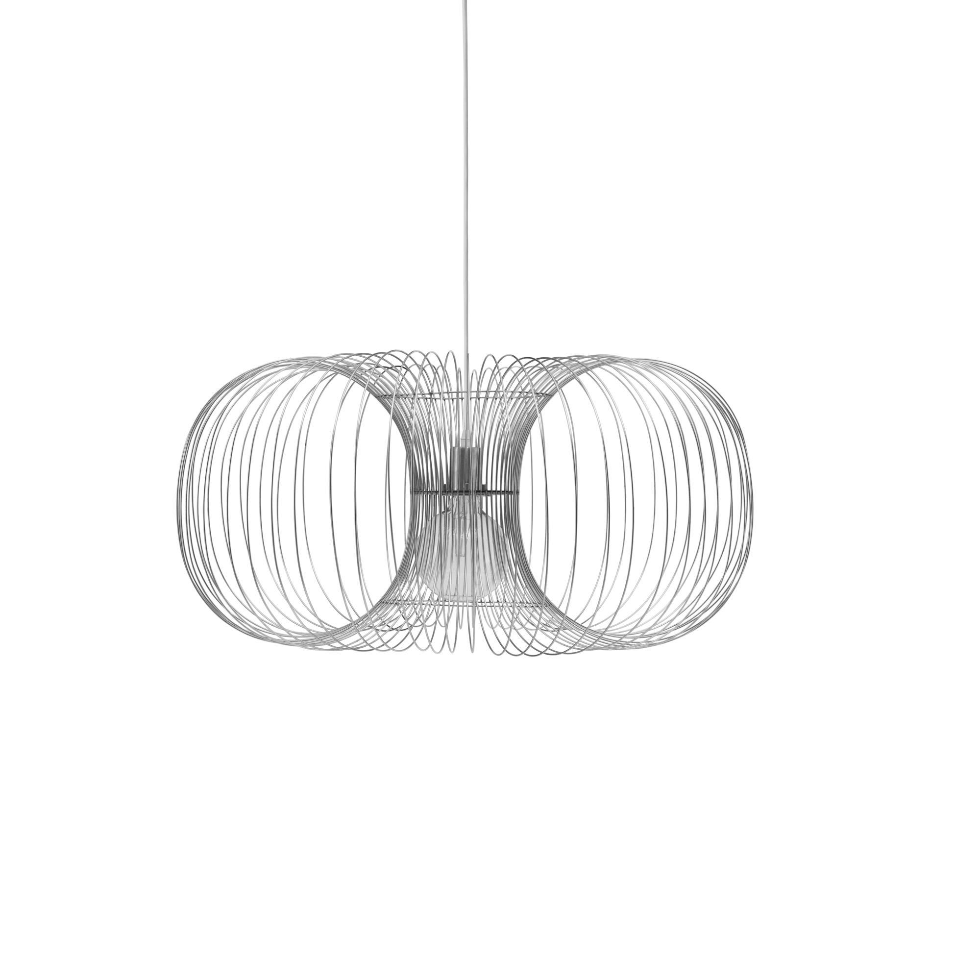 Normann Copenhagen Coil Hanglamp Staal Ø90